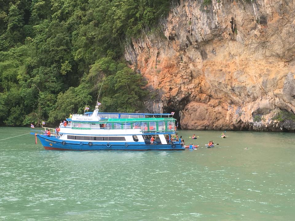 Free download high resolution image - free image free photo free stock image public domain picture  Tourists kayaking through limestone cliffs in Phang-nga Bay