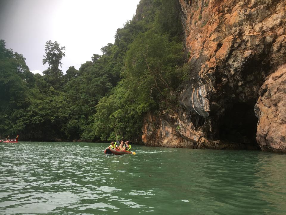 Free download high resolution image - free image free photo free stock image public domain picture  Tourists kayaking through limestone cliffs in Phang-nga Bay