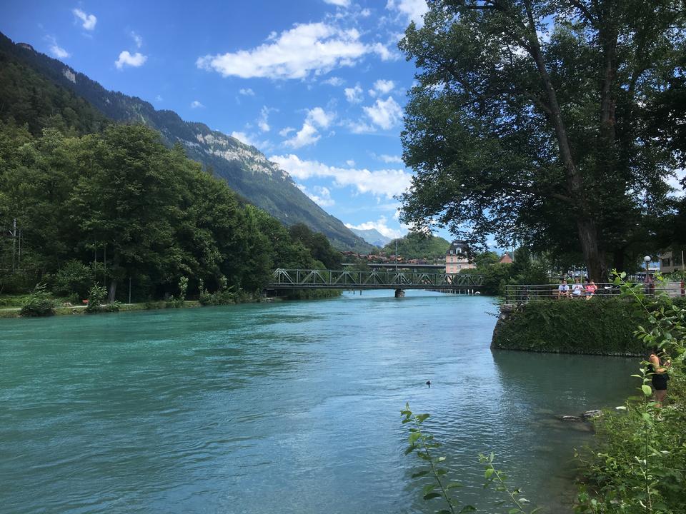 Free download high resolution image - free image free photo free stock image public domain picture  View over the River Aare, Interlaken, Switzerland