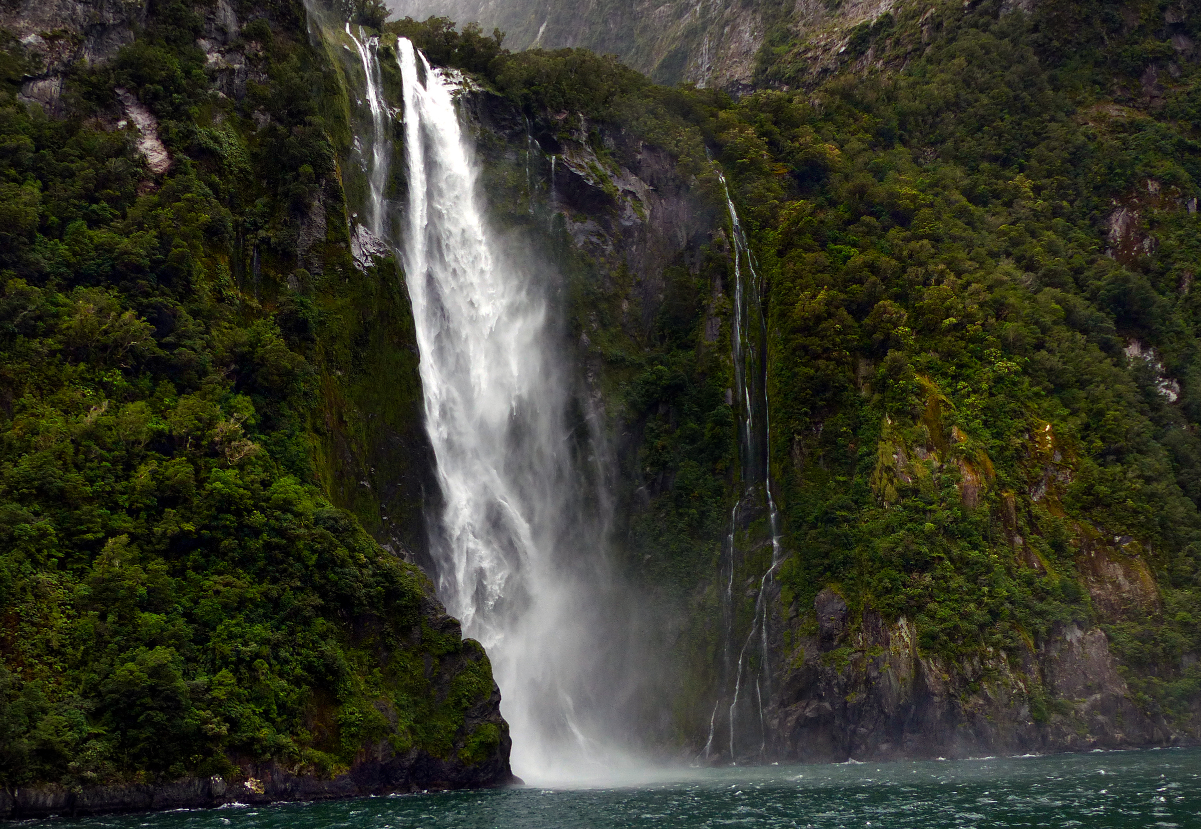 Free download high resolution image - free image free photo free stock image public domain picture -Stirling Falls Milford Sound Fiordland New Zealand