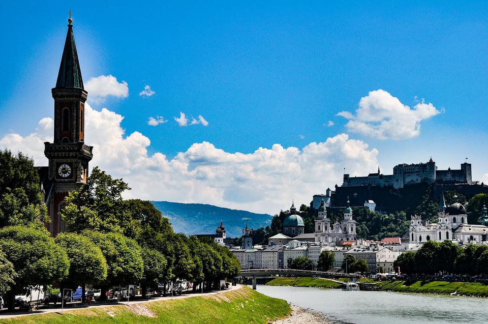 Free download high resolution image - free image free photo free stock image public domain picture  Beautiful view of Salzburg skyline with Festung Hohensalzburg