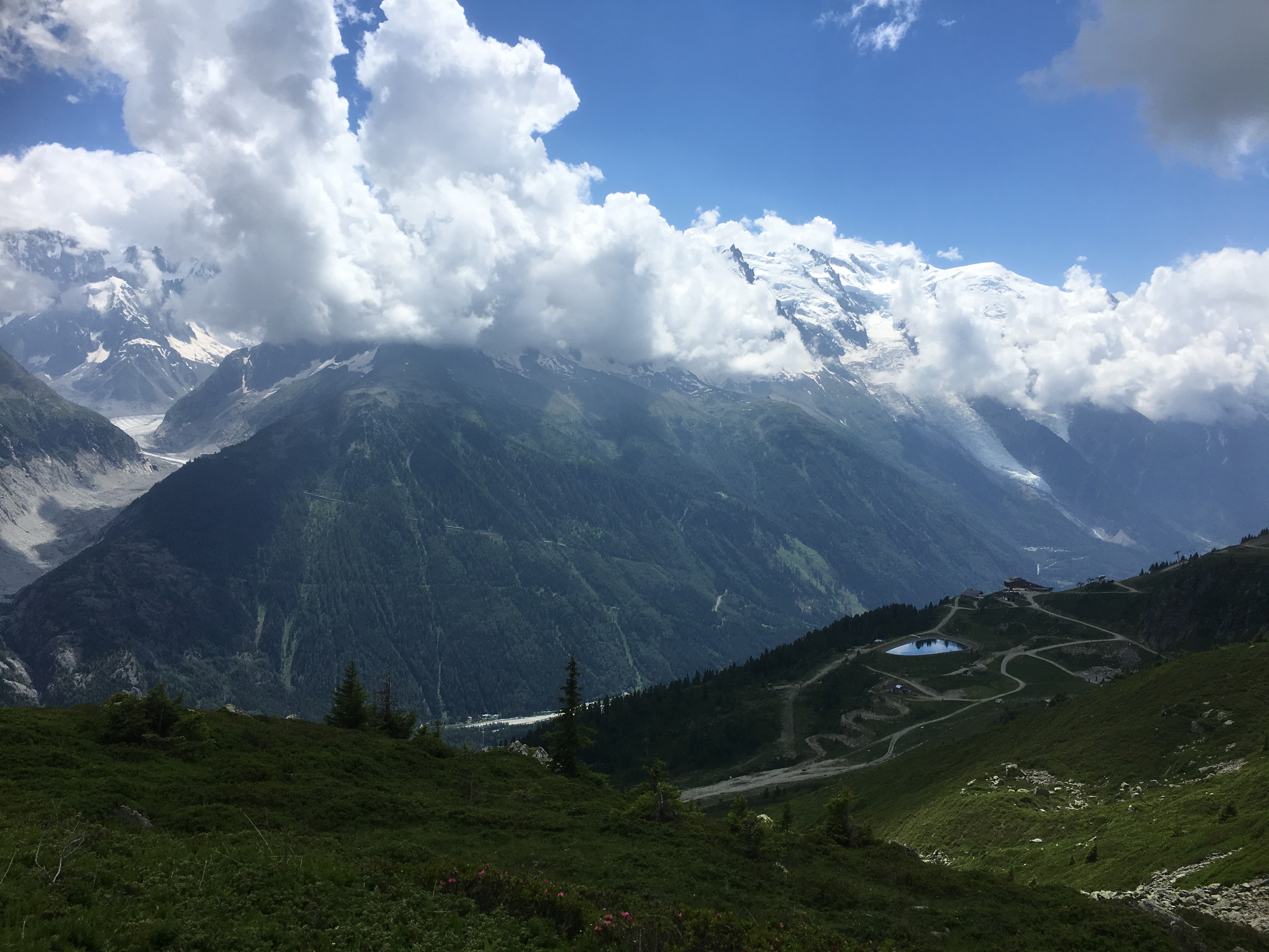 Free download high resolution image - free image free photo free stock image public domain picture -Mountain trail looking towards Mont Blanc mountain range