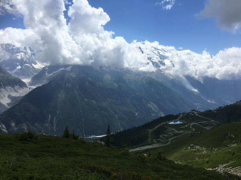 Free download high resolution image - free image free photo free stock image public domain picture  Mountain trail looking towards Mont Blanc mountain range