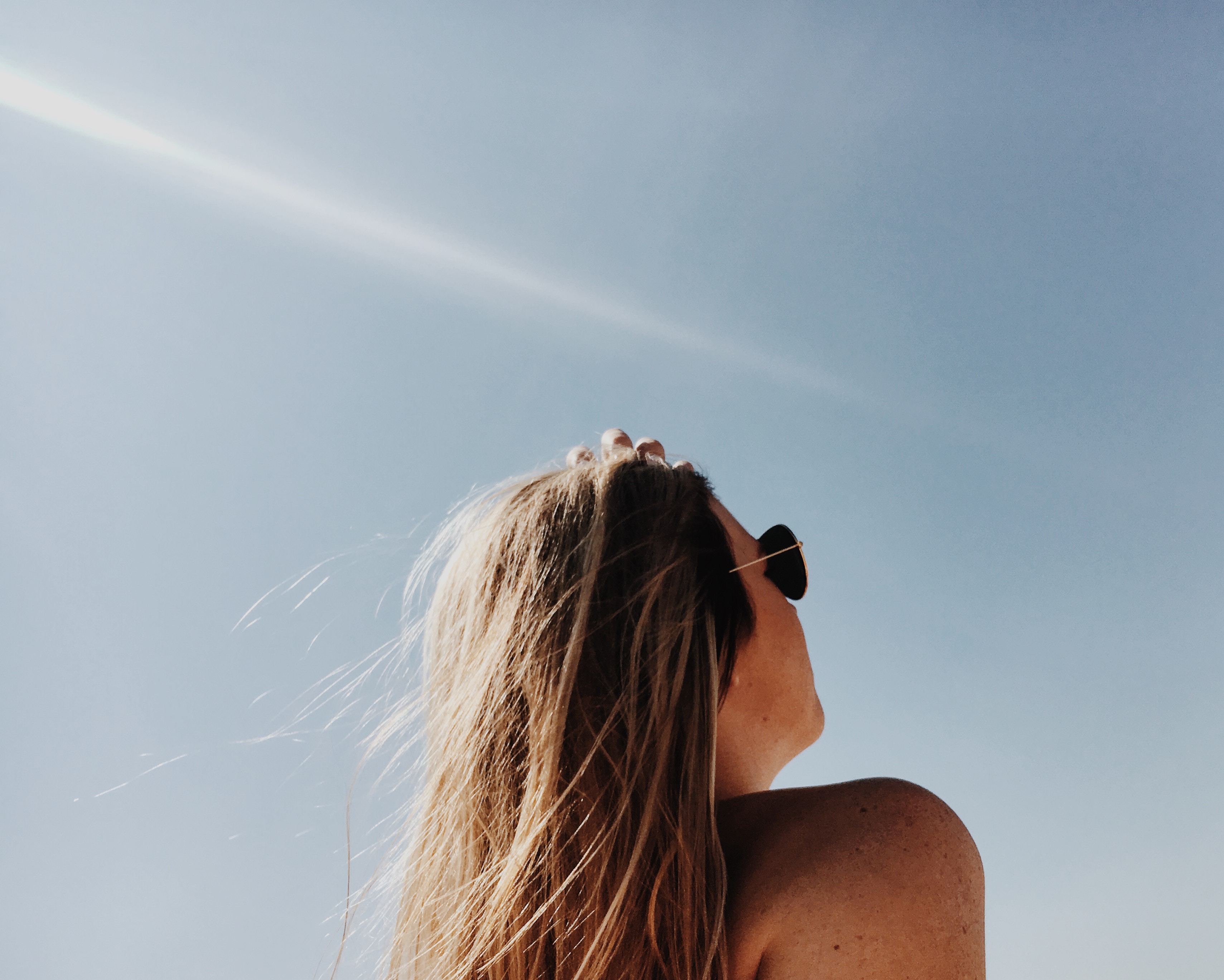 Free download high resolution image - free image free photo free stock image public domain picture -Beautiful young girl looking up at the sky