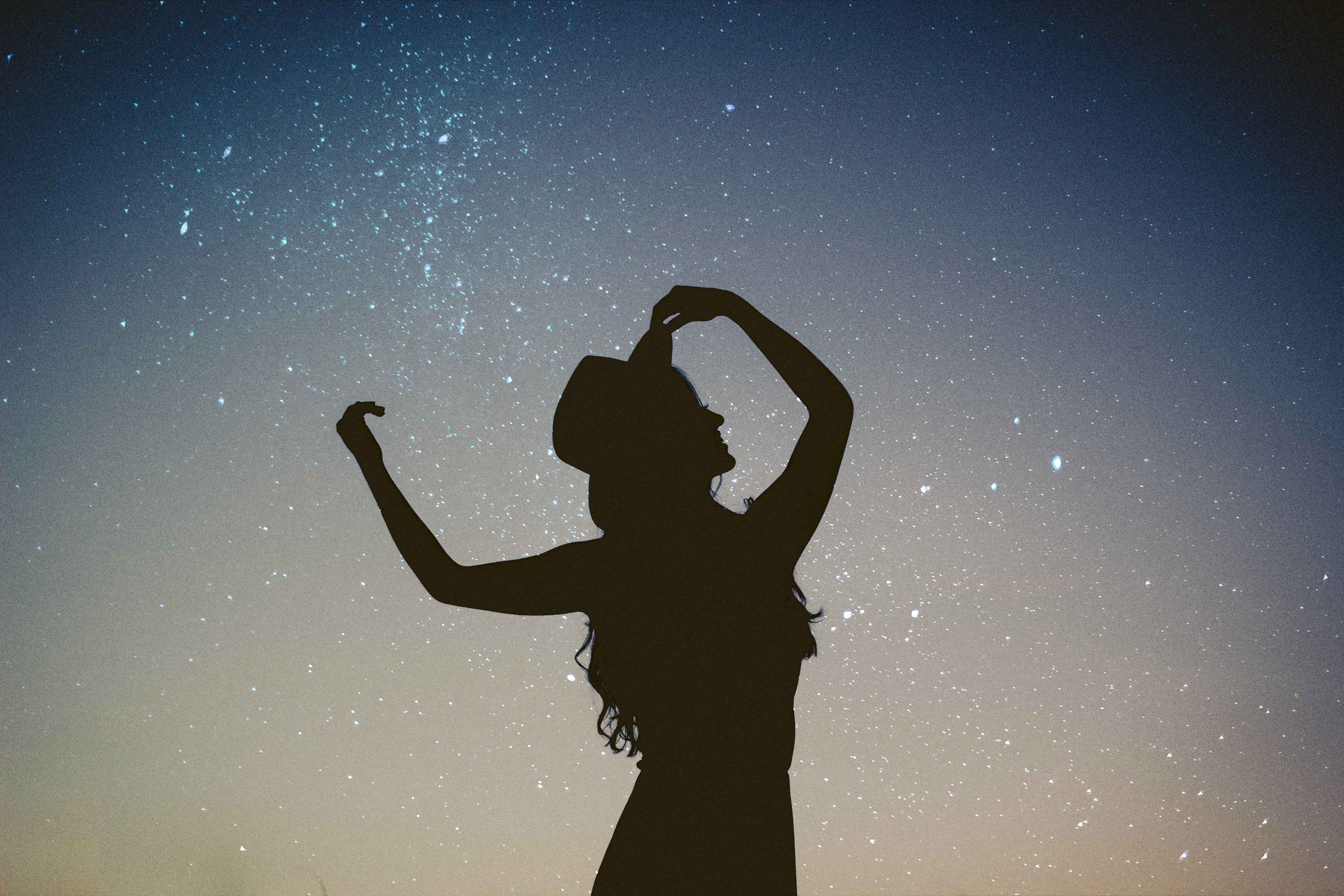 Free download high resolution image - free image free photo free stock image public domain picture -Girl watching the space. Stars are digital illustration