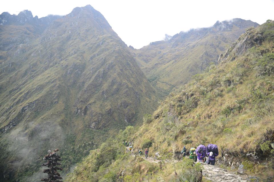 Free download high resolution image - free image free photo free stock image public domain picture  Tourists hiking the Inca Classic Trail in Peru