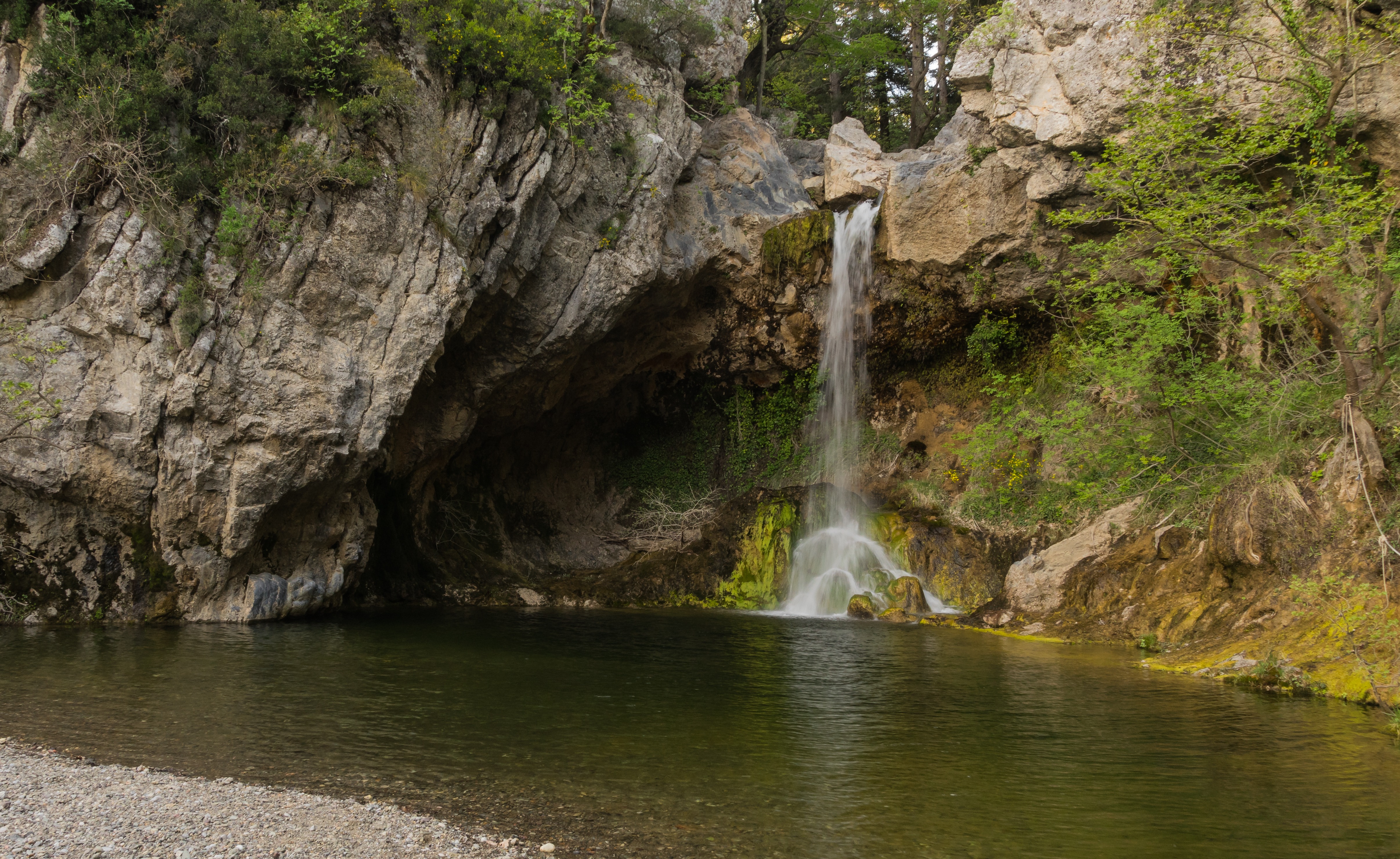 Free download high resolution image - free image free photo free stock image public domain picture -Drymona waterfall and pool, north Euboea, Greece.