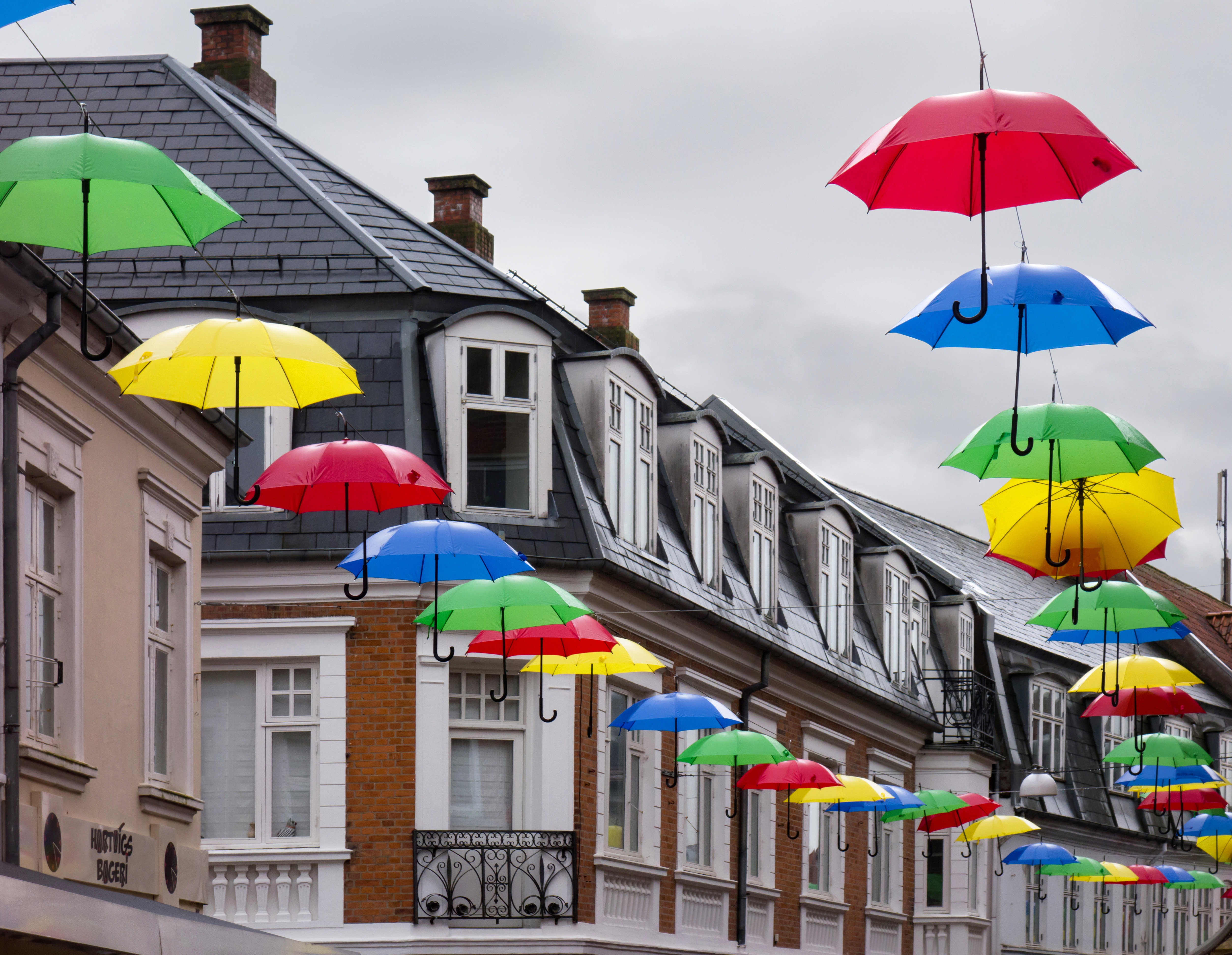 Free download high resolution image - free image free photo free stock image public domain picture -Umbrellas of various colours hanging