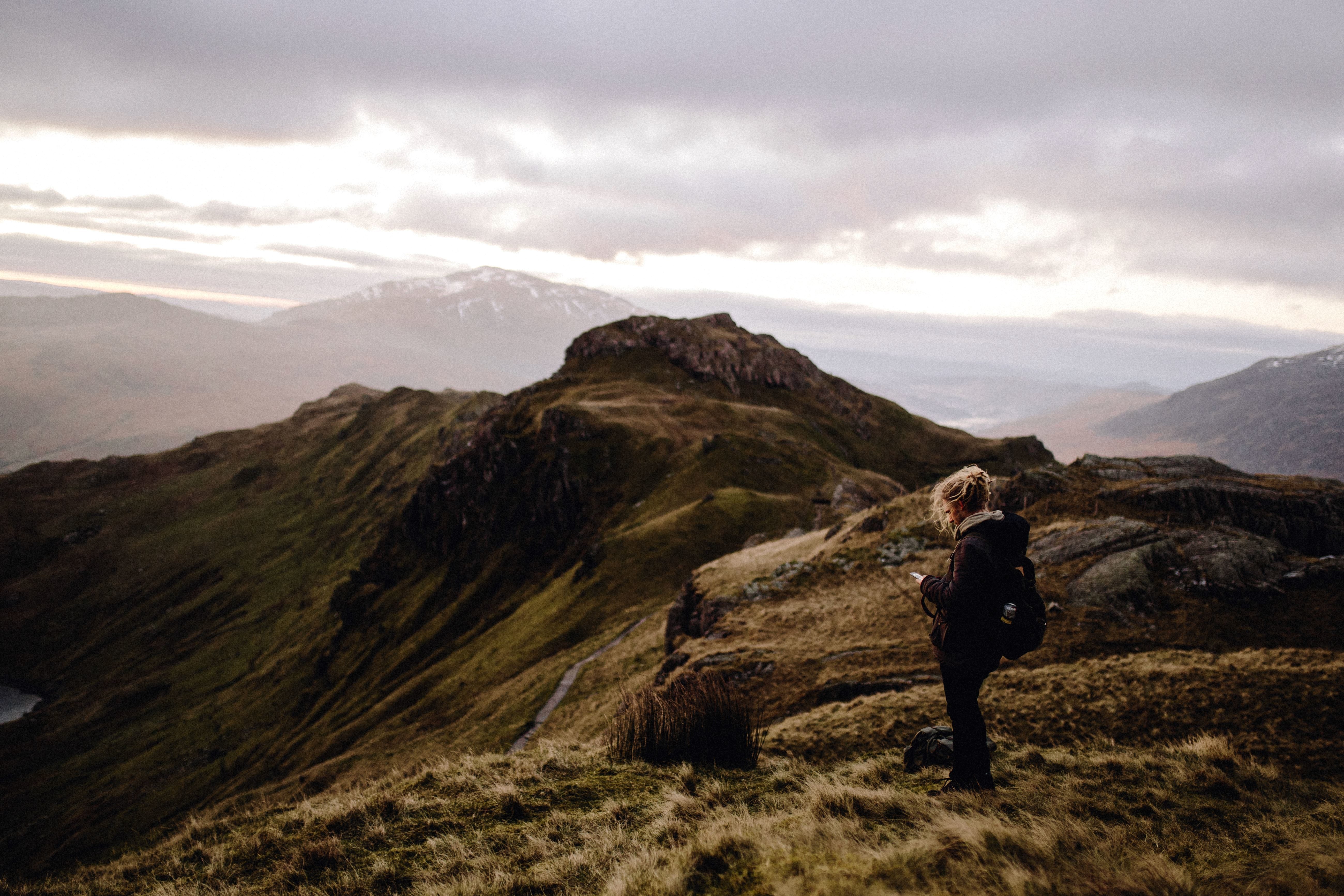 Free download high resolution image - free image free photo free stock image public domain picture -woman hiker hiking on mountain peak