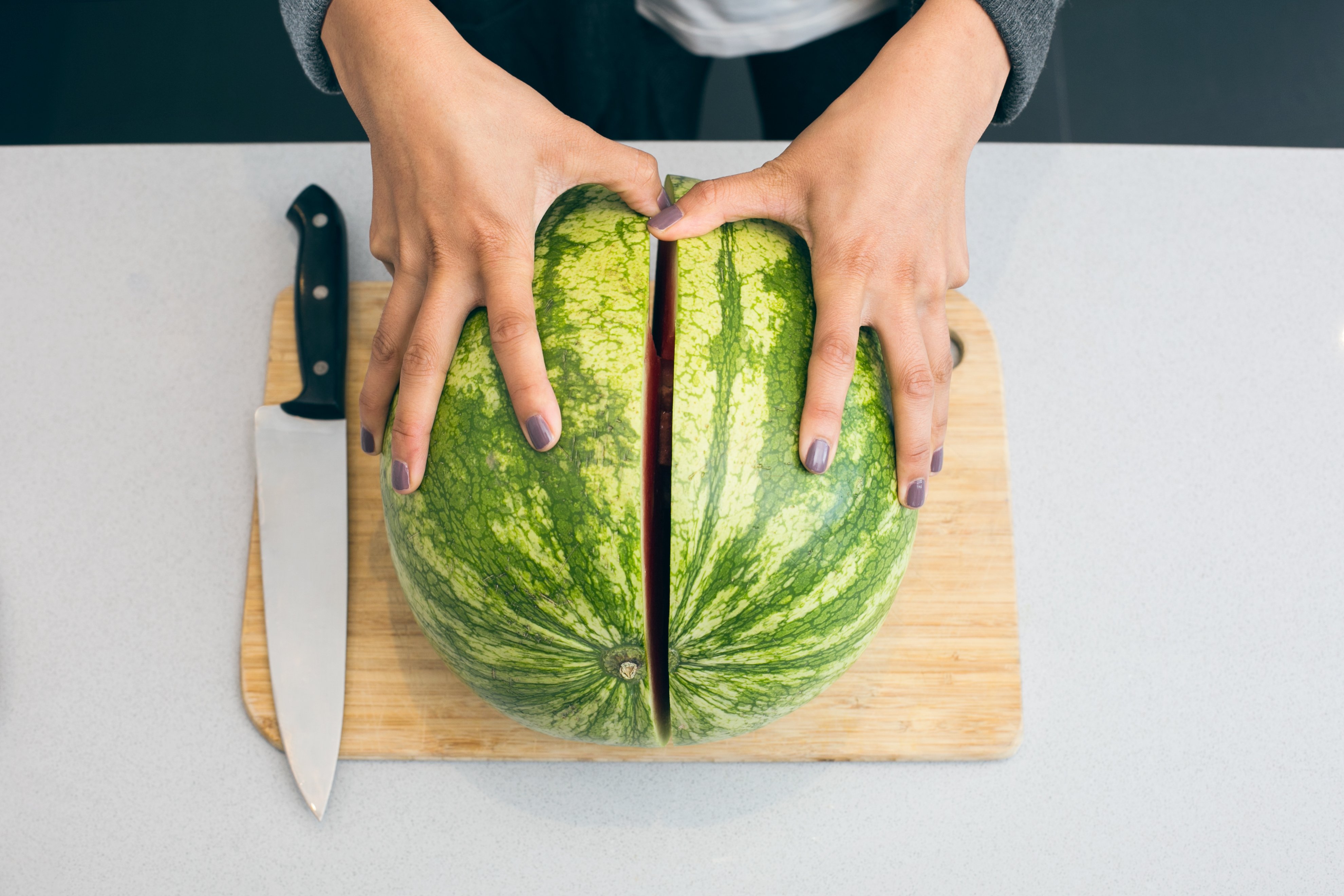 Free download high resolution image - free image free photo free stock image public domain picture -A person cutting a watermelon in half