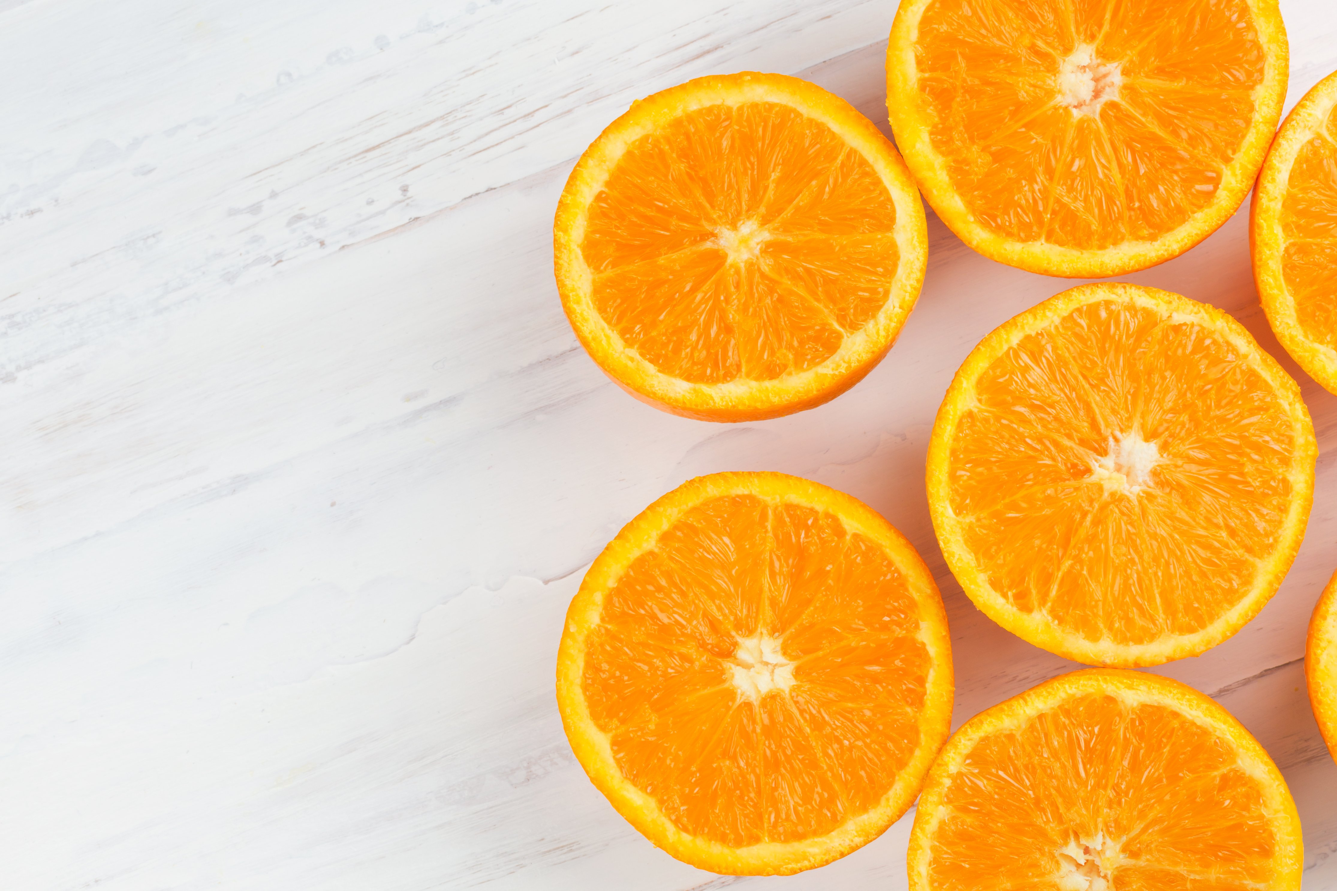 Free download high resolution image - free image free photo free stock image public domain picture -Sliced oranges placed on a white wooden table