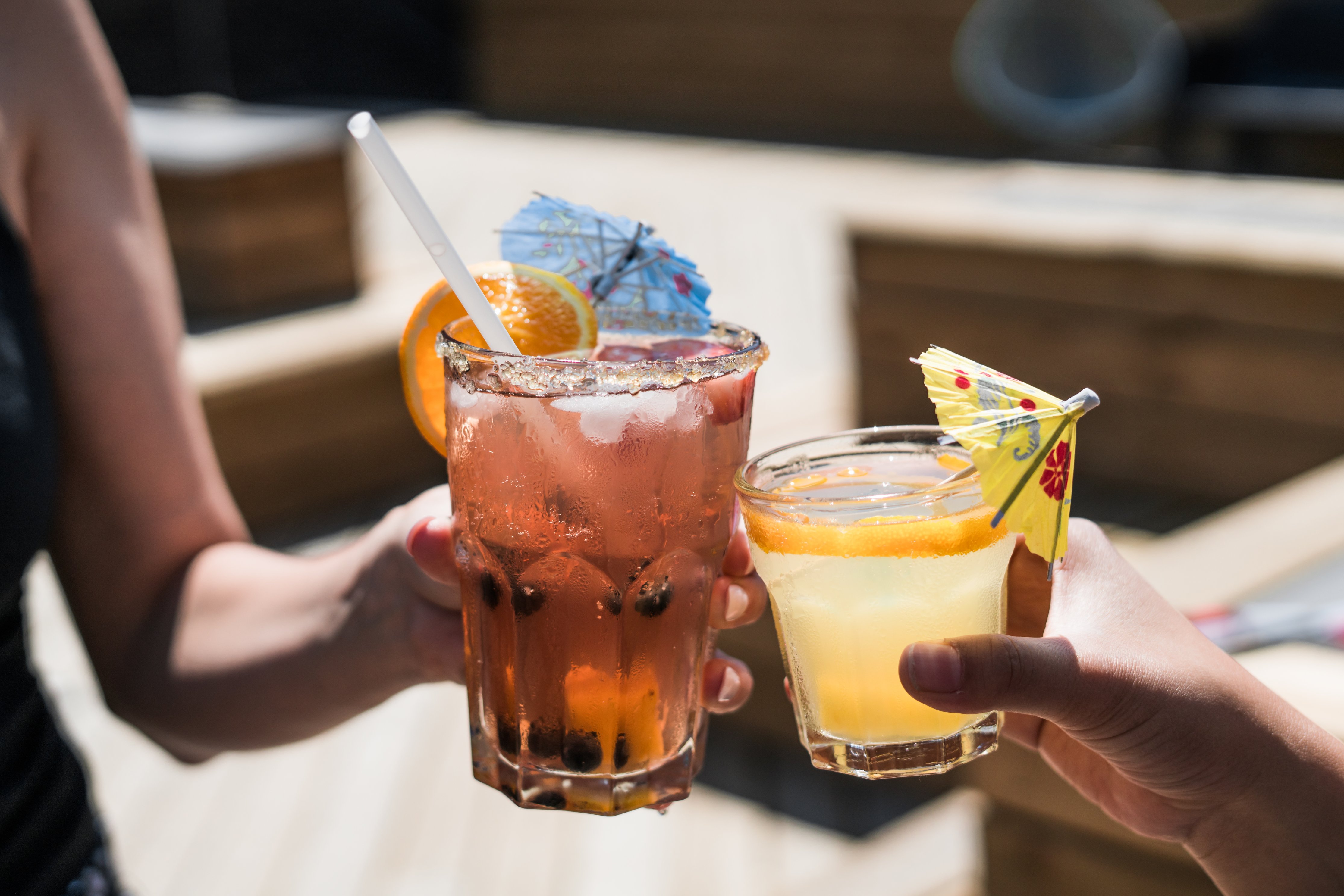 Free download high resolution image - free image free photo free stock image public domain picture -Fresh fruity drinks held up in the sun