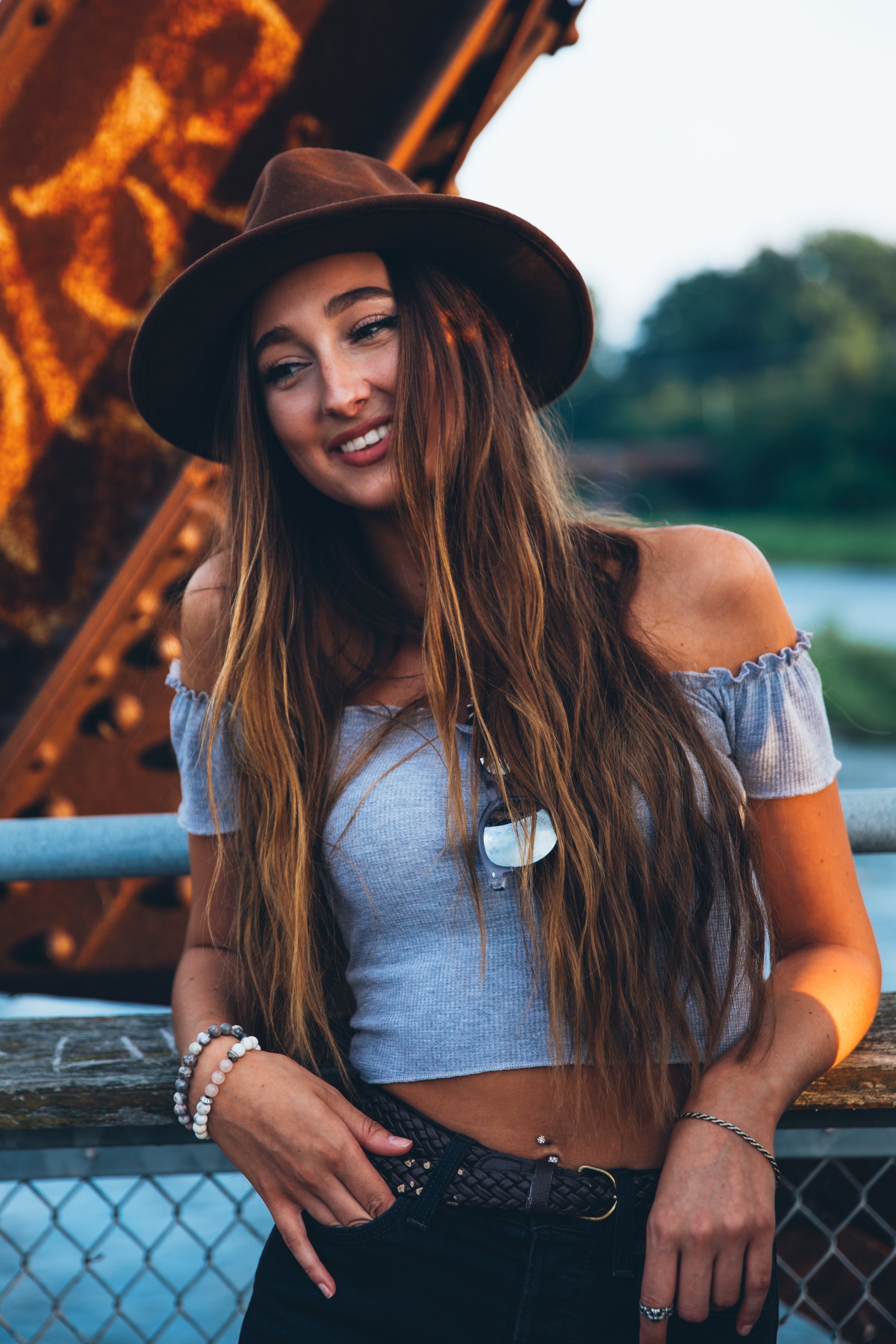 Free download high resolution image - free image free photo free stock image public domain picture -A happy woman leans back against a railing and smiles