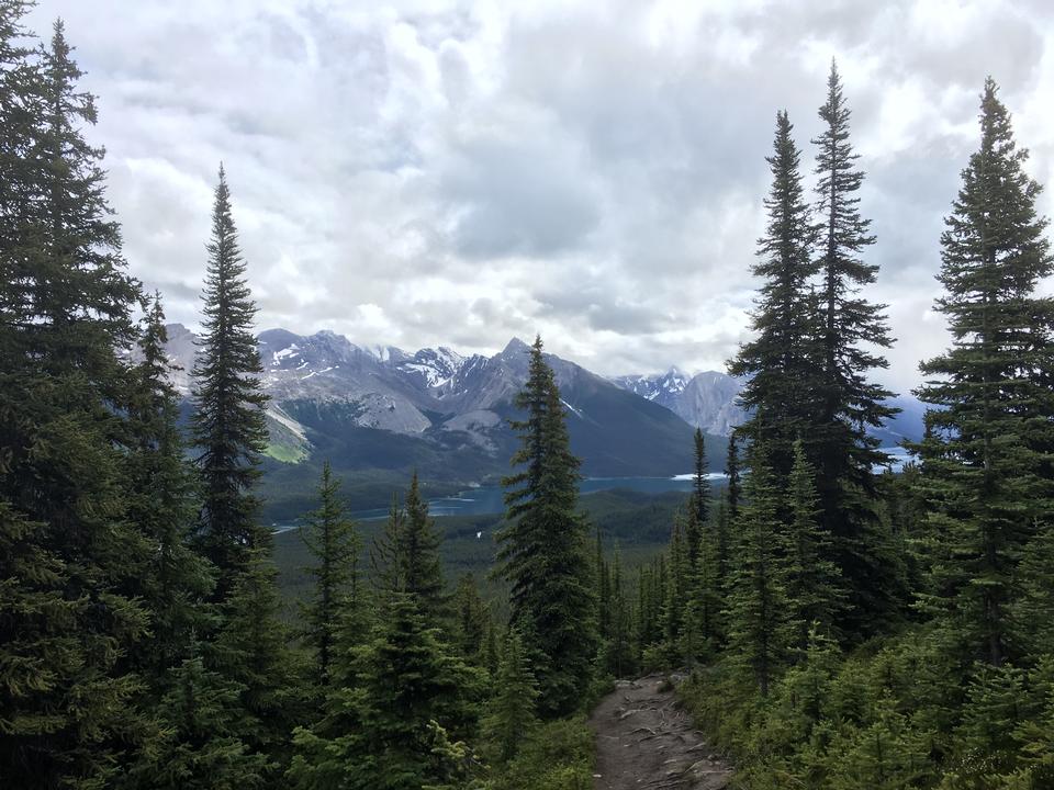 Free download high resolution image - free image free photo free stock image public domain picture  Bald Hills and Maligne Lake, Jasper National Park, Canada