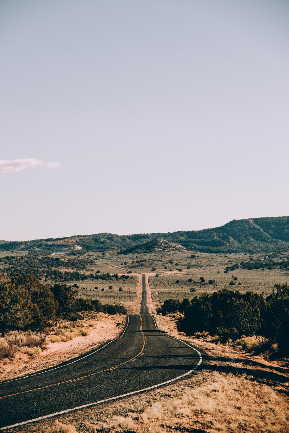 Free download high resolution image - free image free photo free stock image public domain picture  A long, straight highway cuts through the Arizona desert