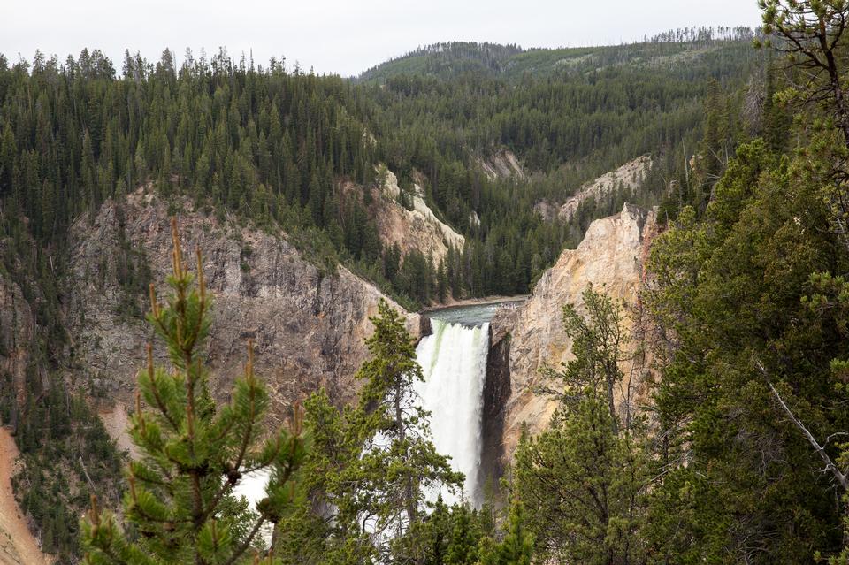 Free download high resolution image - free image free photo free stock image public domain picture  The Upper Falls in the Grand Canyon of the Yellowstone