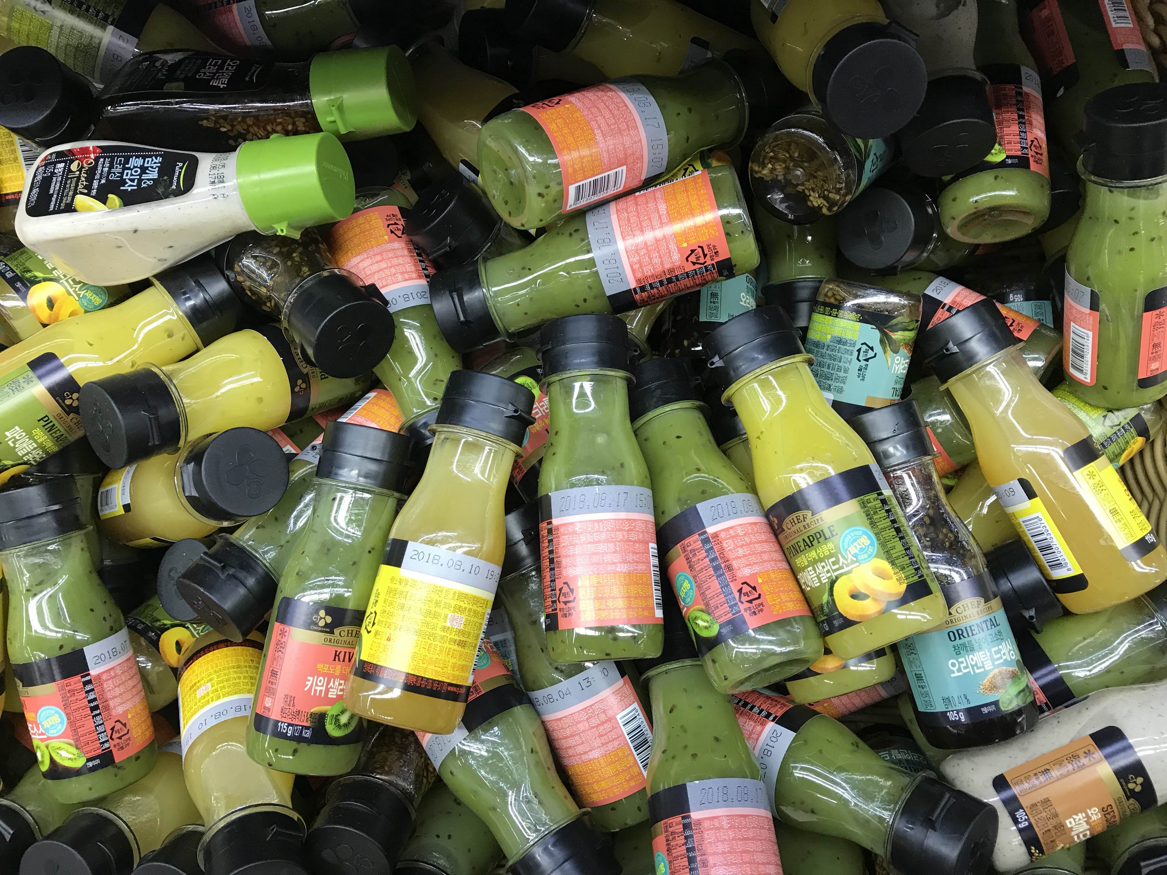 Free download high resolution image - free image free photo free stock image public domain picture -Bottles and jars with sauce and salad dressing in a supermarket