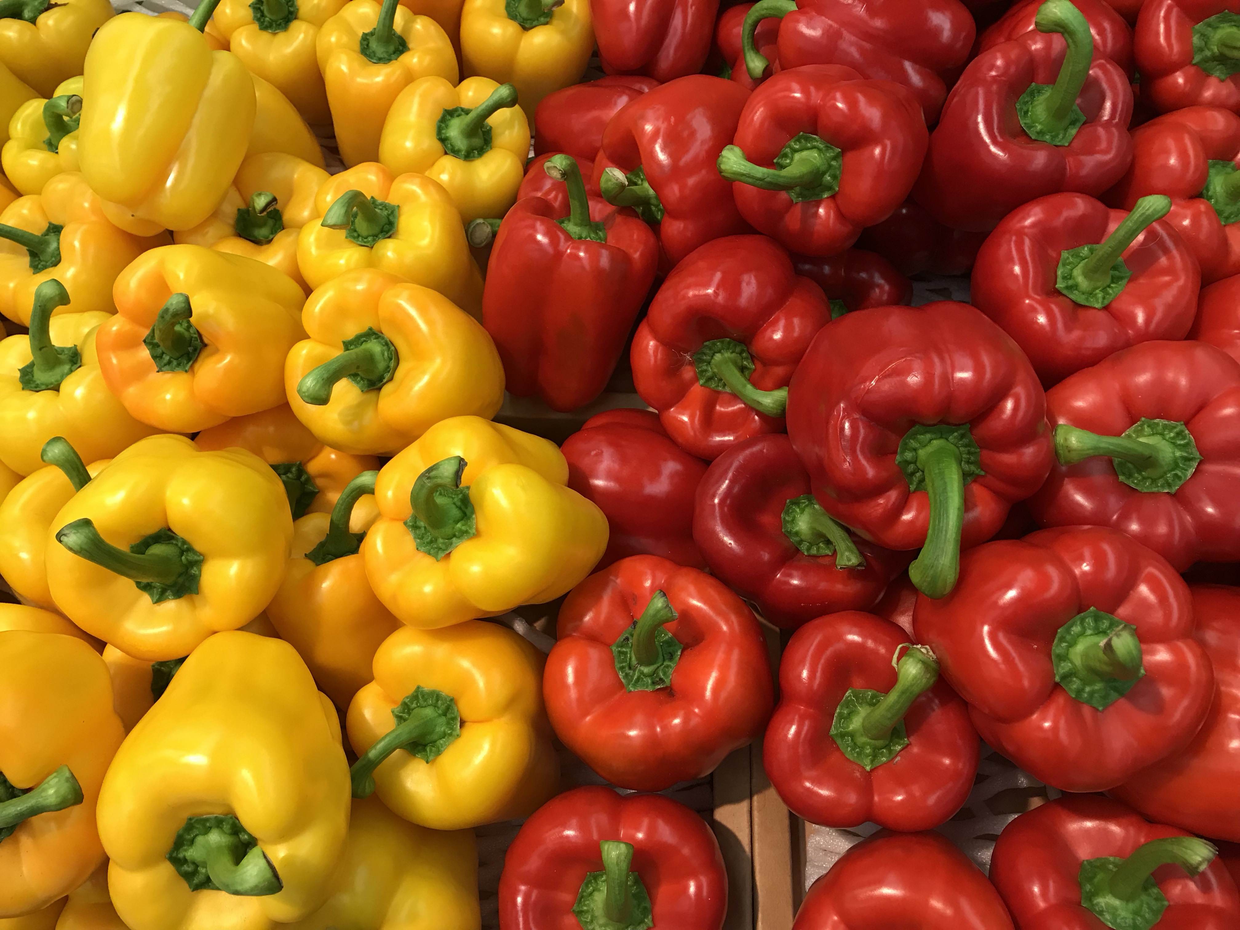 Free download high resolution image - free image free photo free stock image public domain picture -Colorful red and yellow peppers paprika background