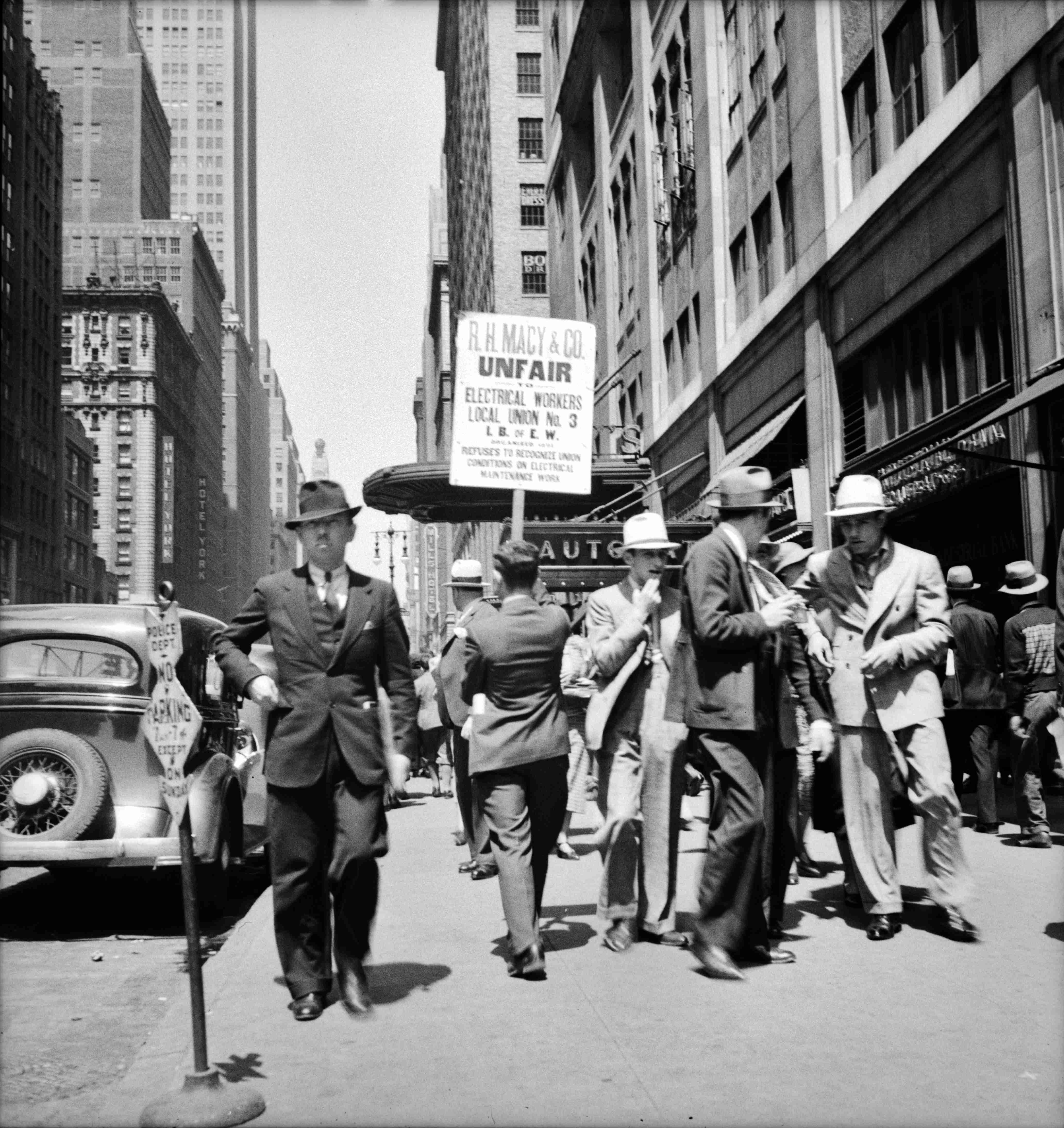 Free download high resolution image - free image free photo free stock image public domain picture -New York City street scene June 1936