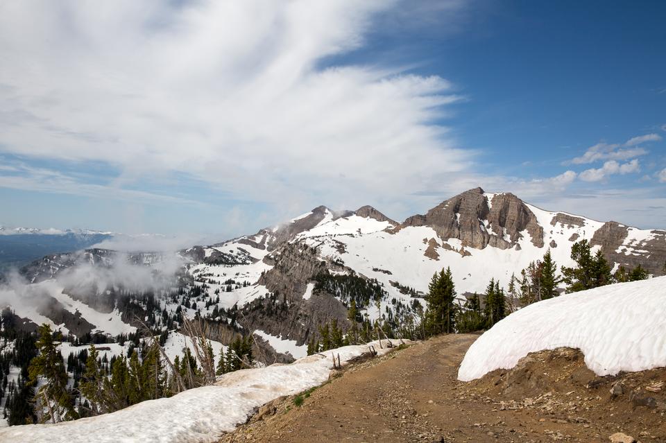 Free download high resolution image - free image free photo free stock image public domain picture  Granite Canyon with snow in Grand Teton National Park