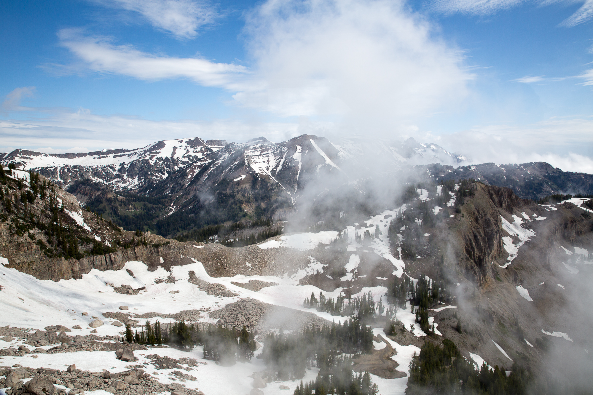 Free download high resolution image - free image free photo free stock image public domain picture -Granite Canyon with snow in Grand Teton National Park