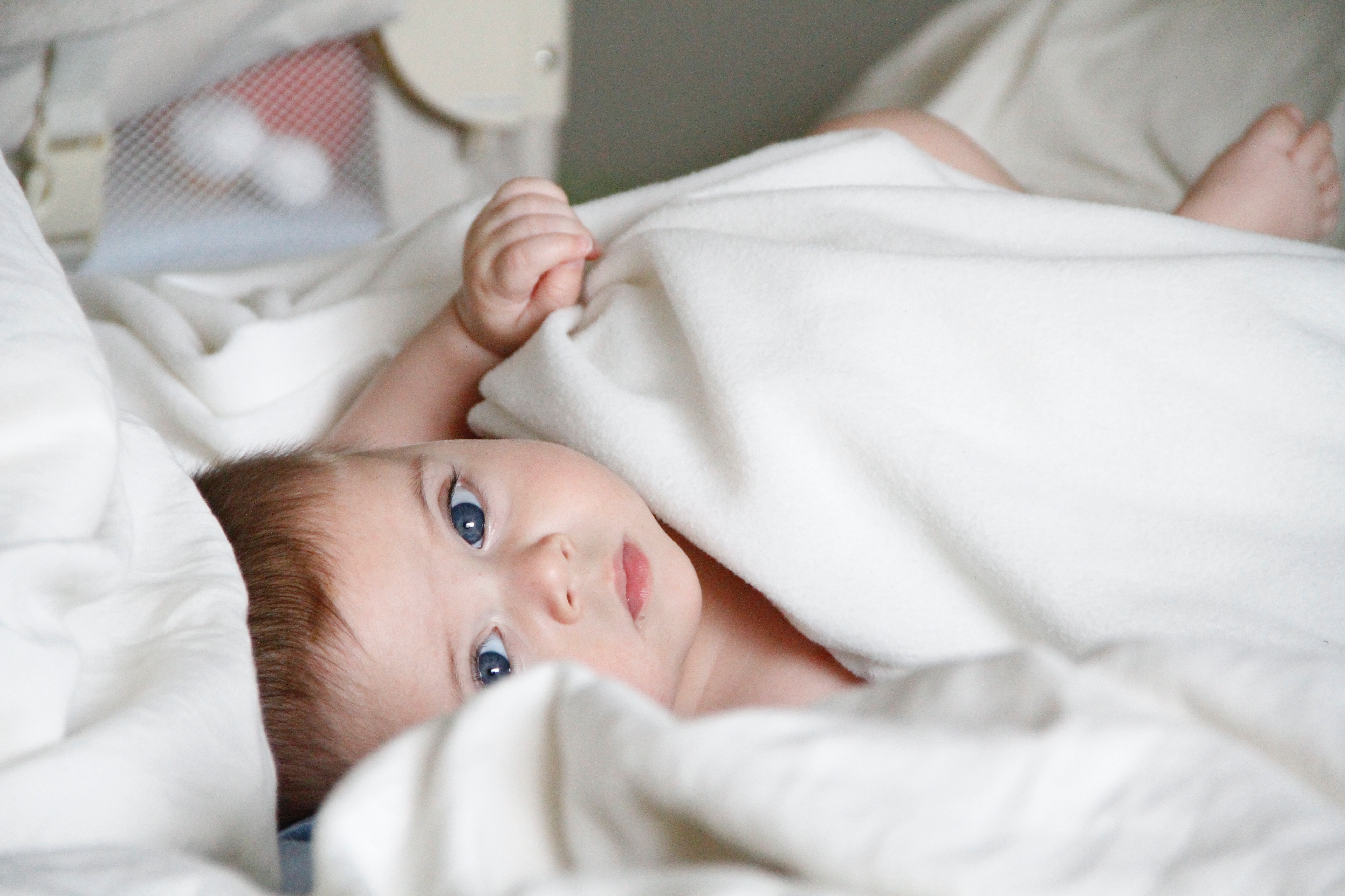 Free download high resolution image - free image free photo free stock image public domain picture -Happy baby newly awake in his crib