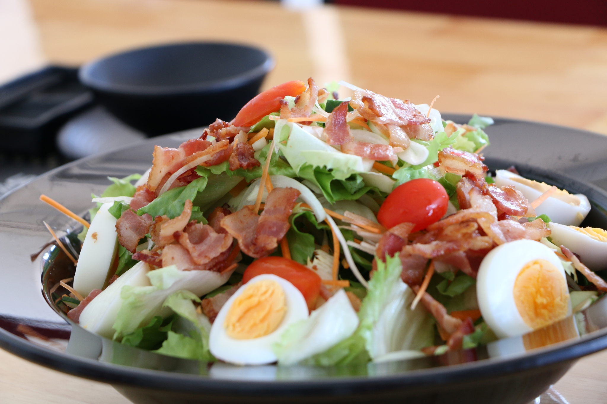 Free download high resolution image - free image free photo free stock image public domain picture -Bacon with boiled eggs by salad dressing