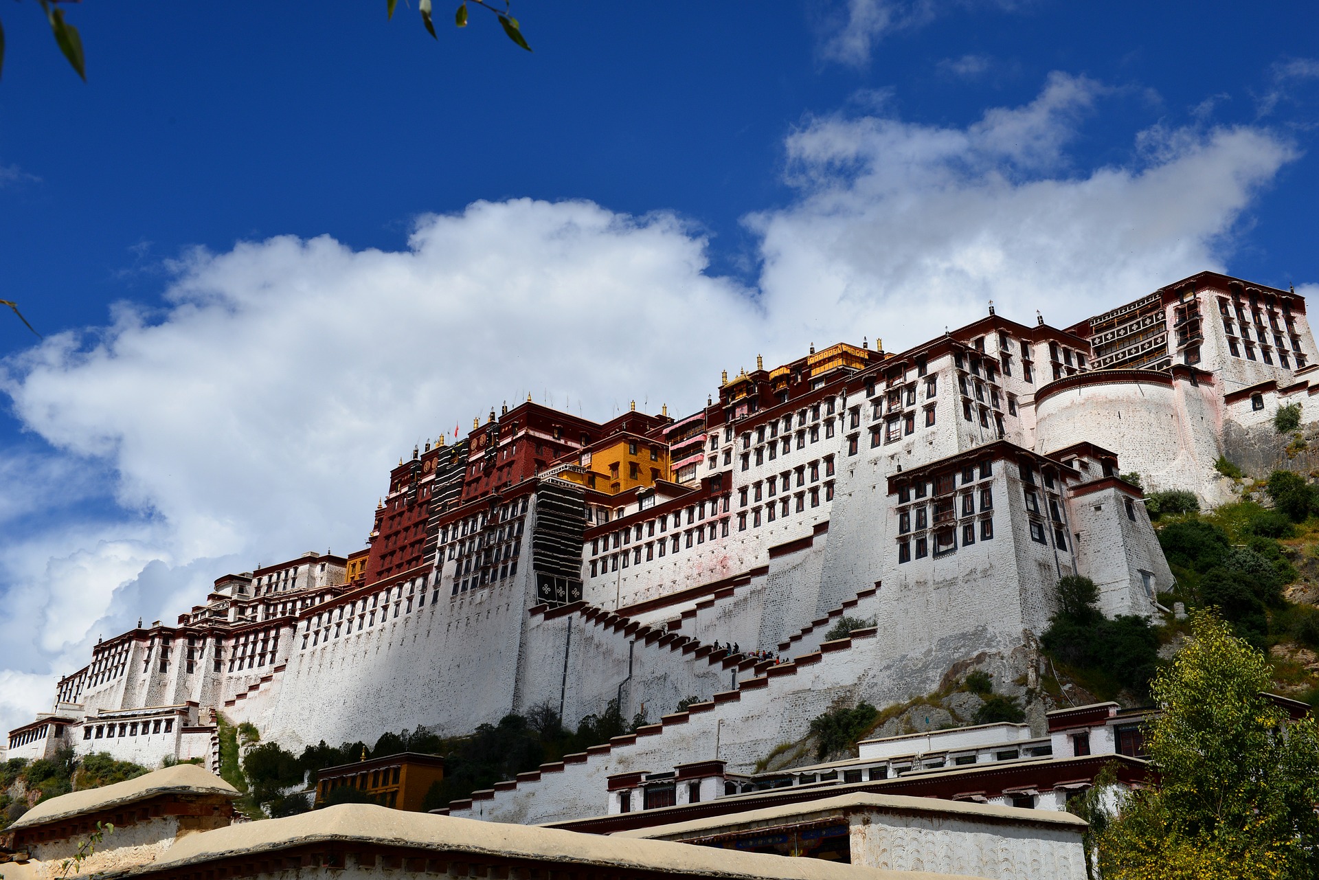 Free download high resolution image - free image free photo free stock image public domain picture -Potala Palace and stupa at dusk in Lhasa, Tibet