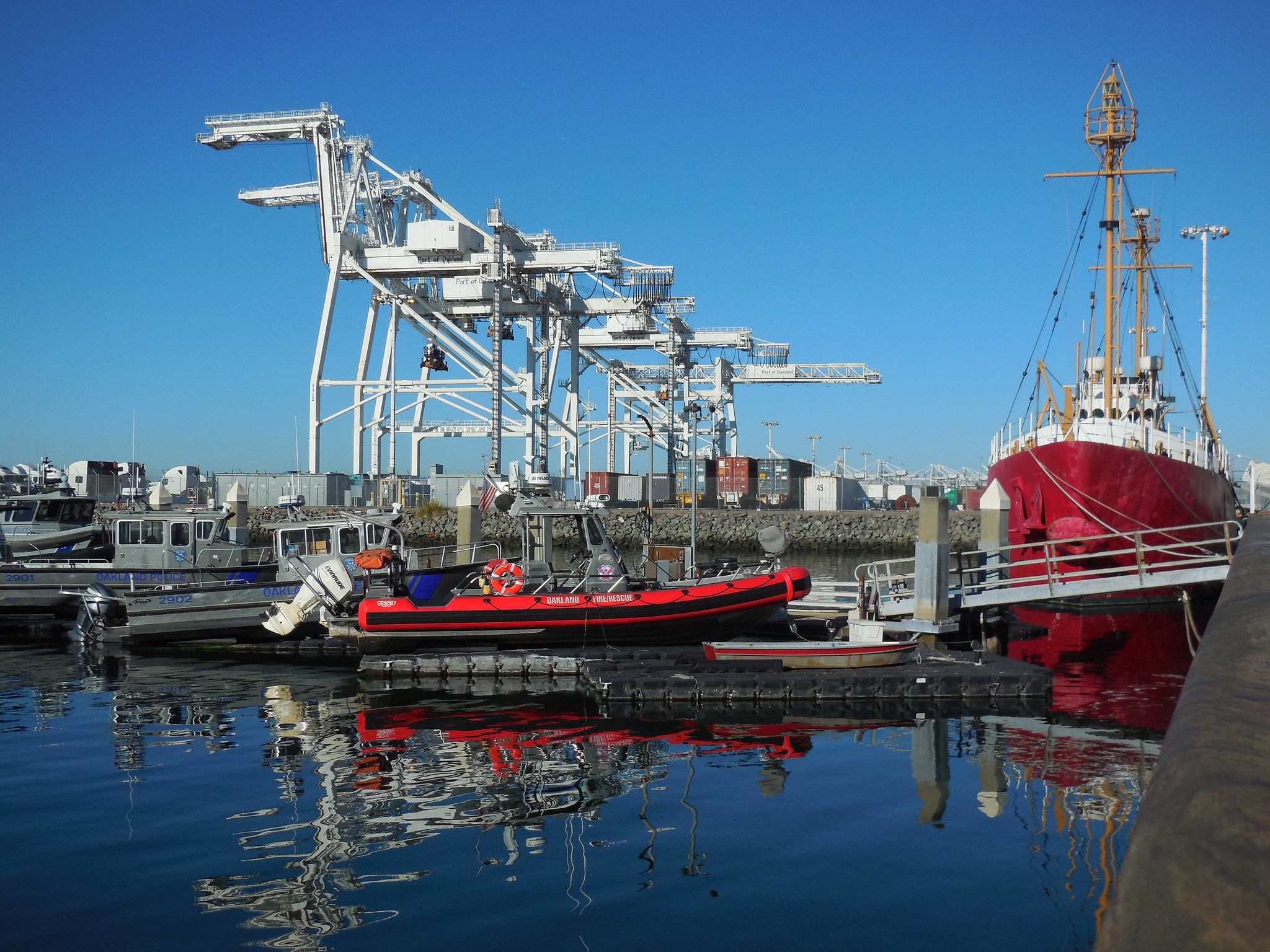 Free download high resolution image - free image free photo free stock image public domain picture -Oakland harbor with giant cranes or jack hammers