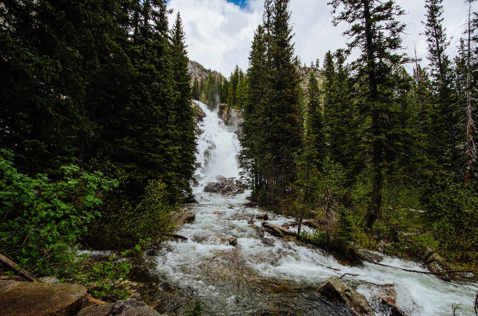 Free download high resolution image - free image free photo free stock image public domain picture  Waterfall in Grand Teton National Park