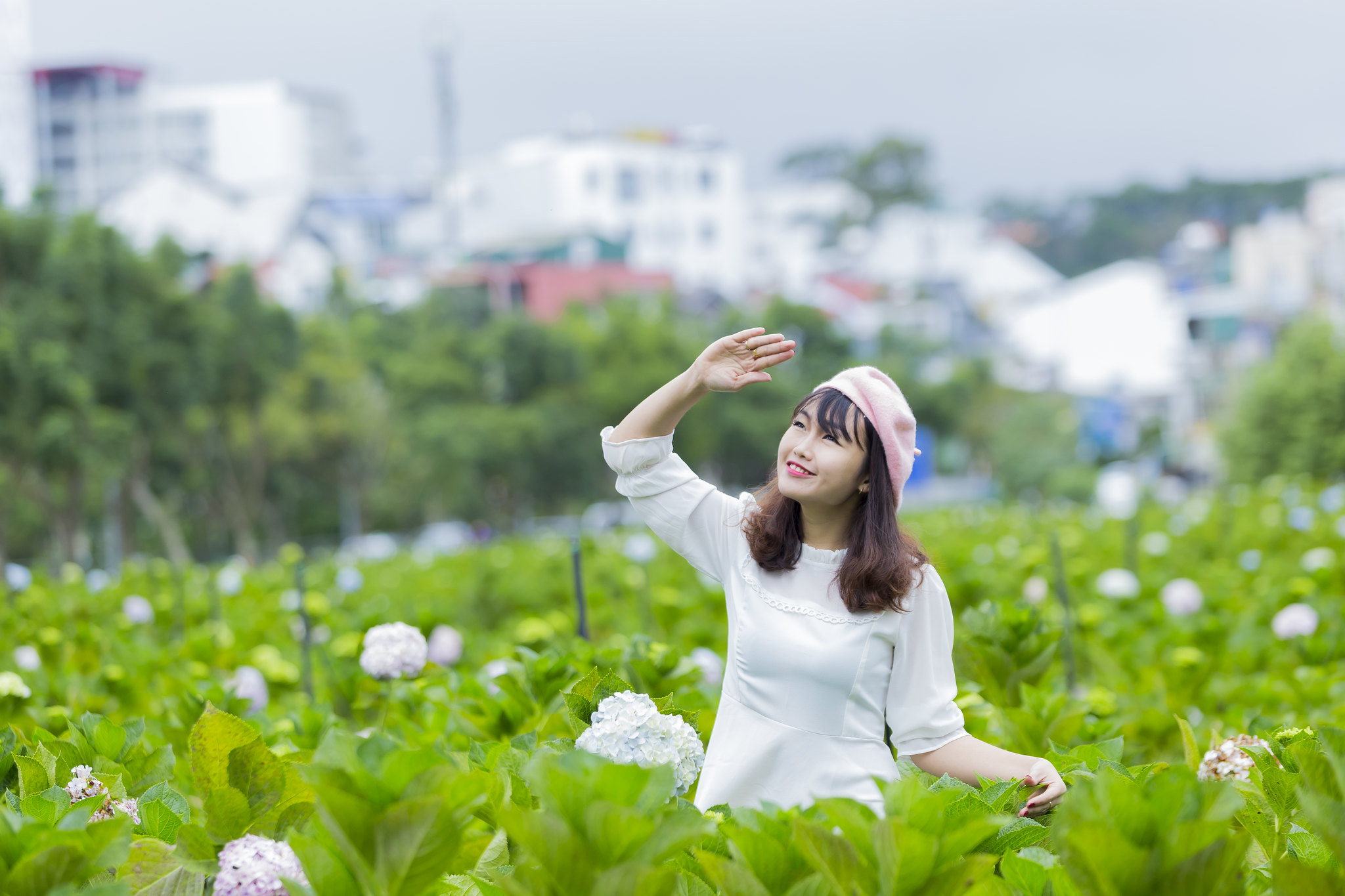 Free download high resolution image - free image free photo free stock image public domain picture -Beautiful Asian Girl smell of the flower