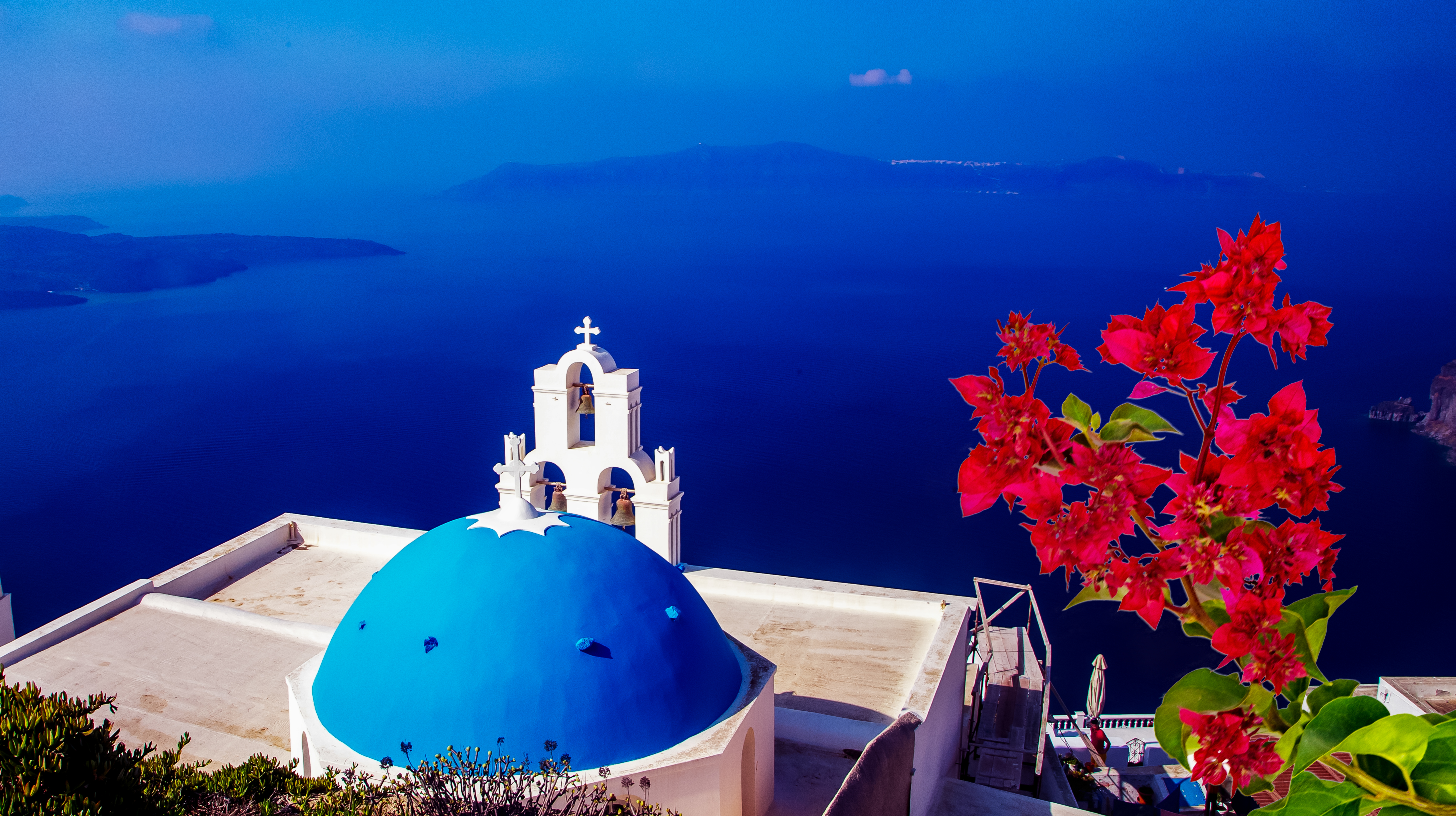 Free download high resolution image - free image free photo free stock image public domain picture -flowered view of the caldera and thyrassa