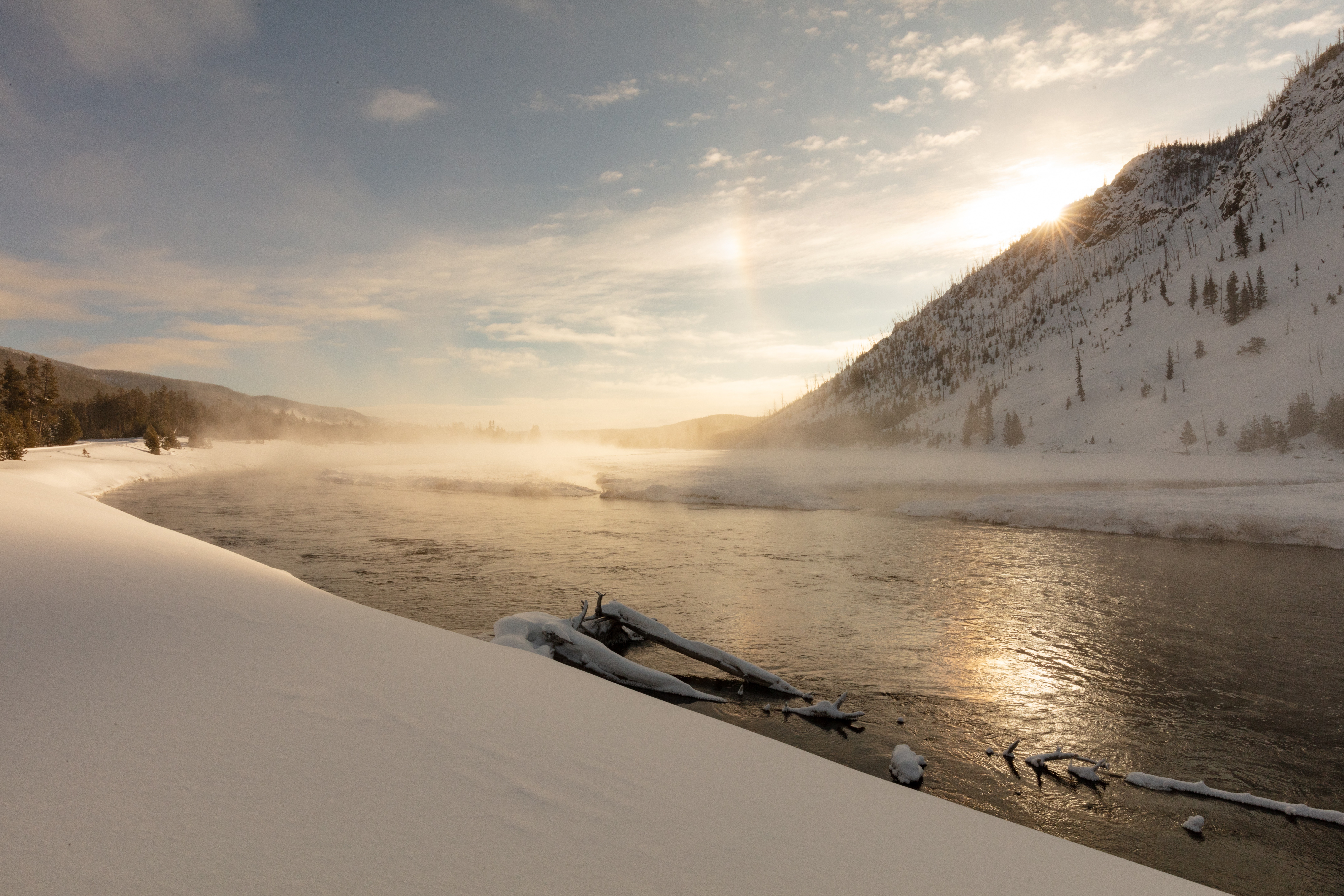 Free download high resolution image - free image free photo free stock image public domain picture -Sunrise and parhelion over the Madison River