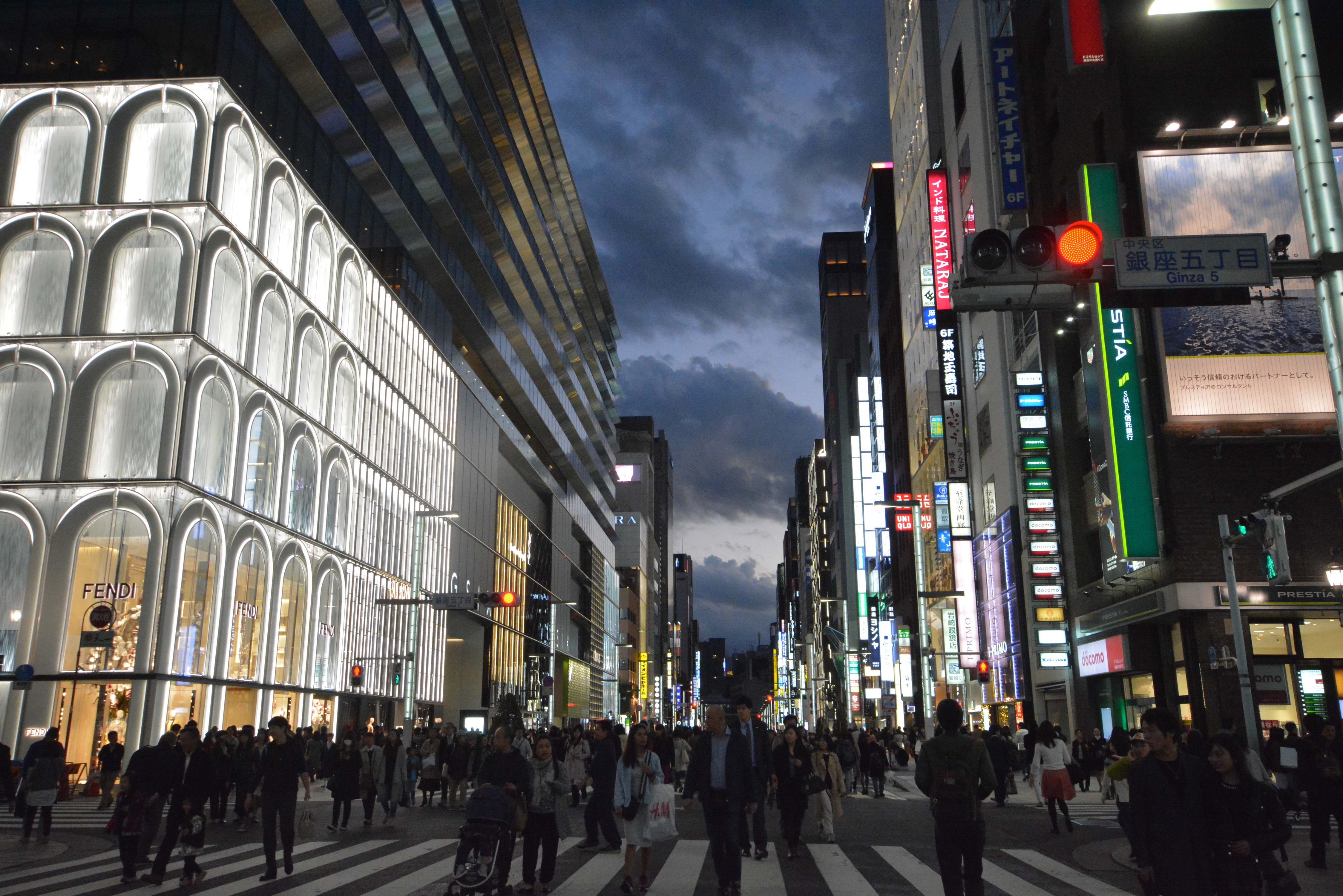 Free download high resolution image - free image free photo free stock image public domain picture -Ginza crossroad at night in Tokyo Japan