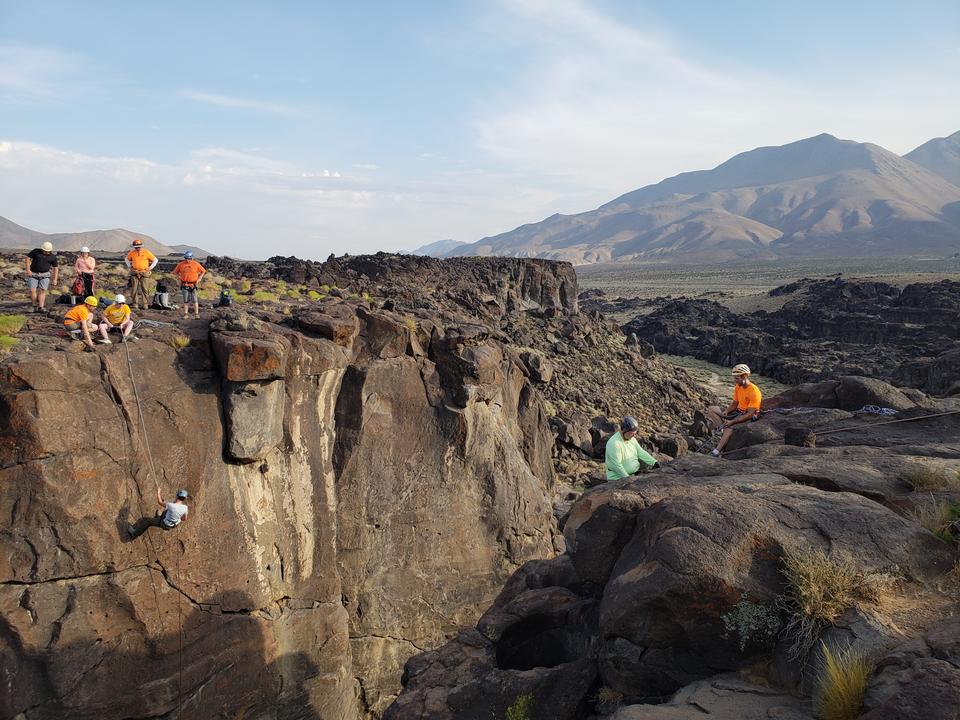 Free download high resolution image - free image free photo free stock image public domain picture  Rappelling at Fossil Falls in the Ridgecrest Field