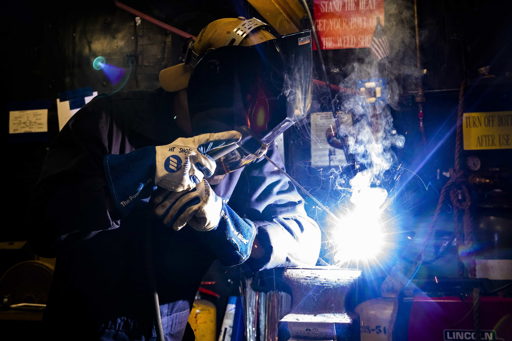 Free download high resolution image - free image free photo free stock image public domain picture -U.S. Navy Fireman welds a pipe