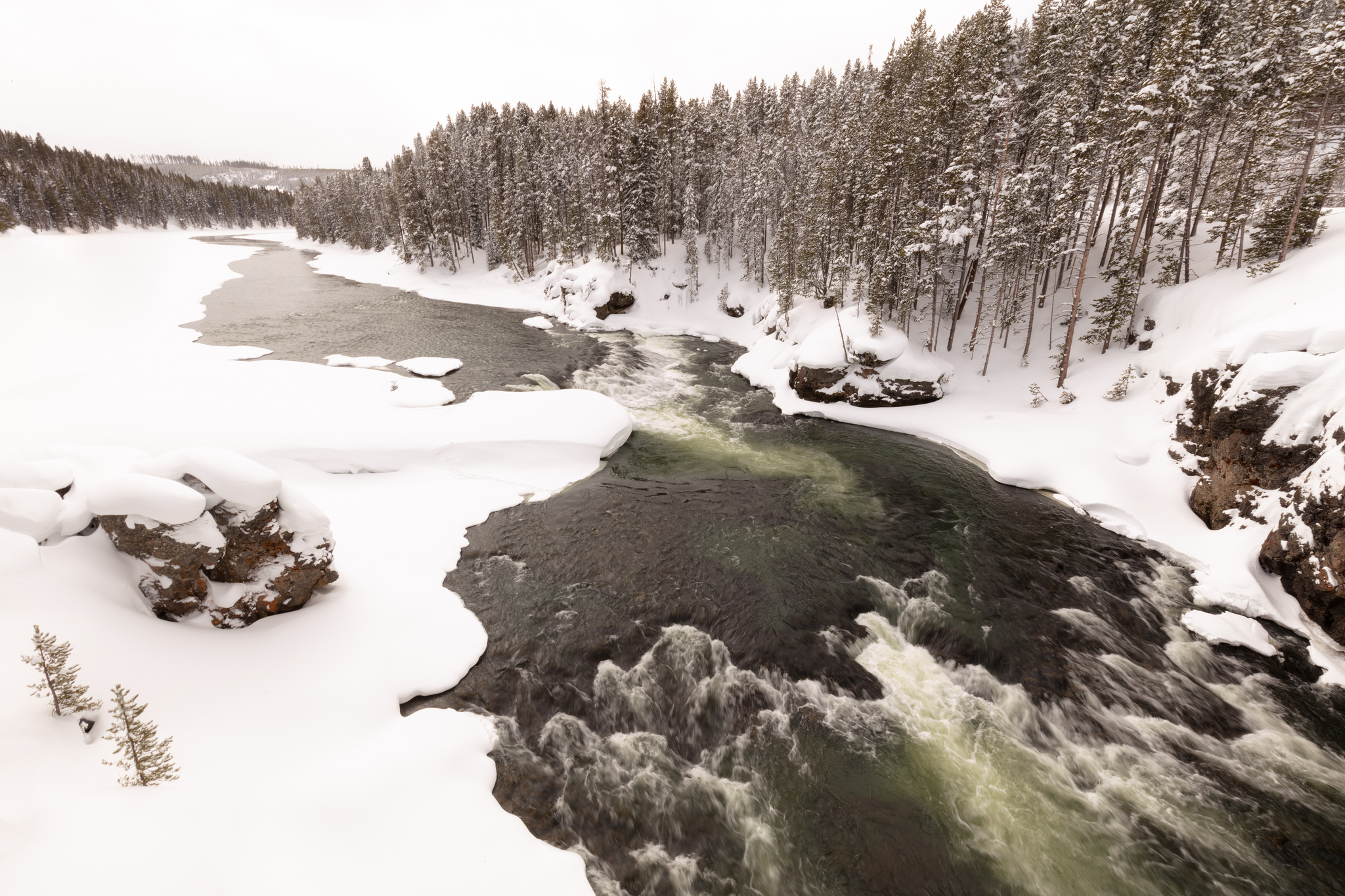 Free download high resolution image - free image free photo free stock image public domain picture -Yellowstone River viewed from the Canyon Bridge