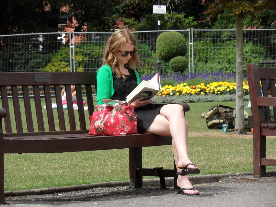 Free download high resolution image - free image free photo free stock image public domain picture  Beautiful woman sitting and reading book in park