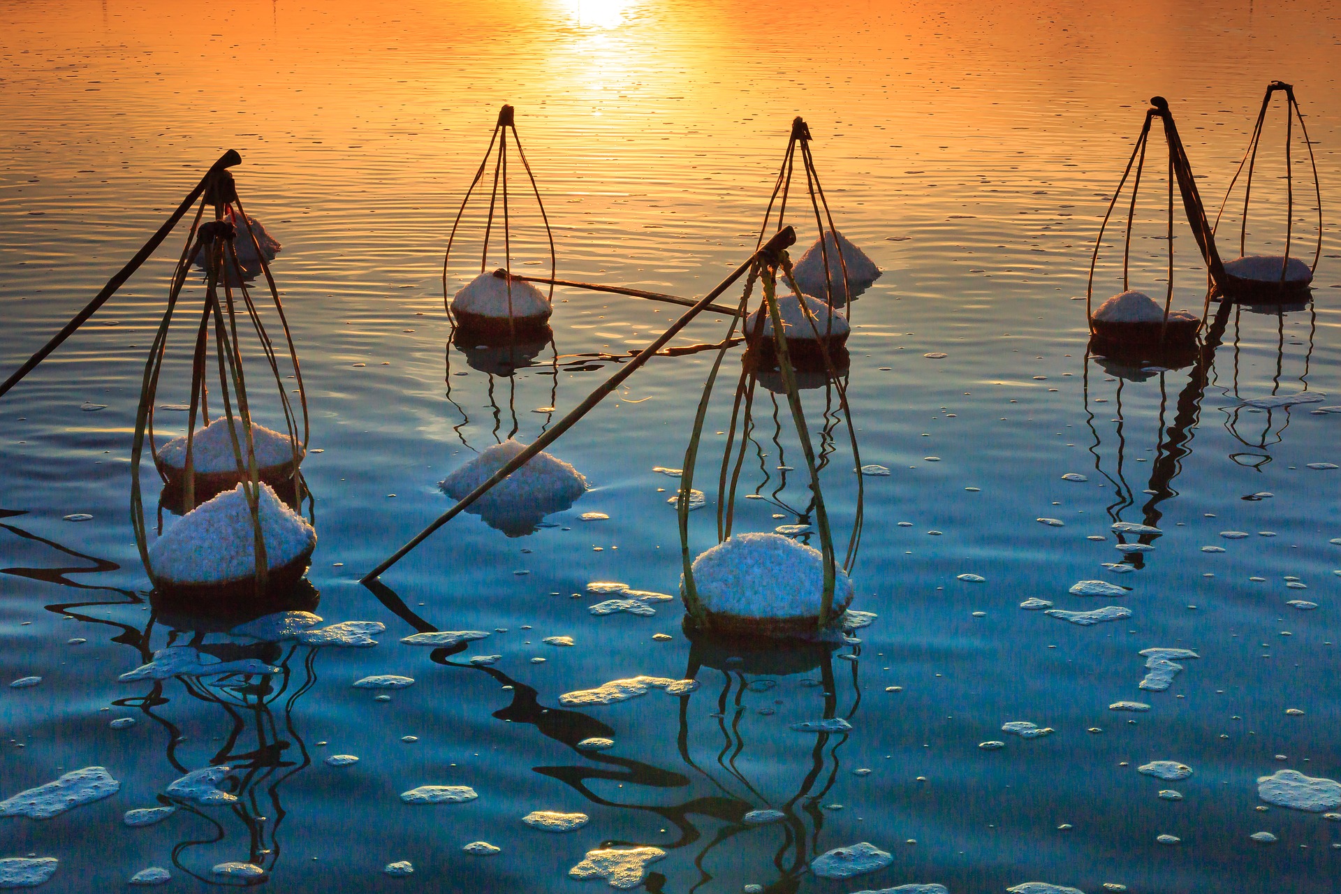 Free download high resolution image - free image free photo free stock image public domain picture -People working on salt field in Nha Trang, Southern Vietnam