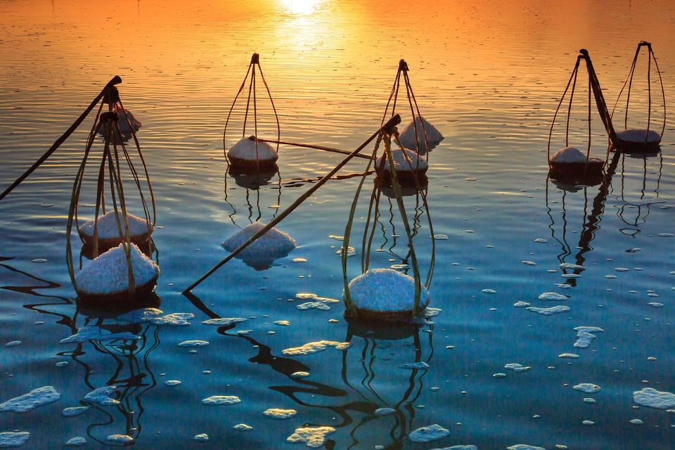 Free download high resolution image - free image free photo free stock image public domain picture  People working on salt field in Nha Trang, Southern Vietnam