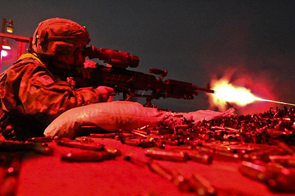 Free download high resolution image - free image free photo free stock image public domain picture  U.S soldier fires an M240B machine gun