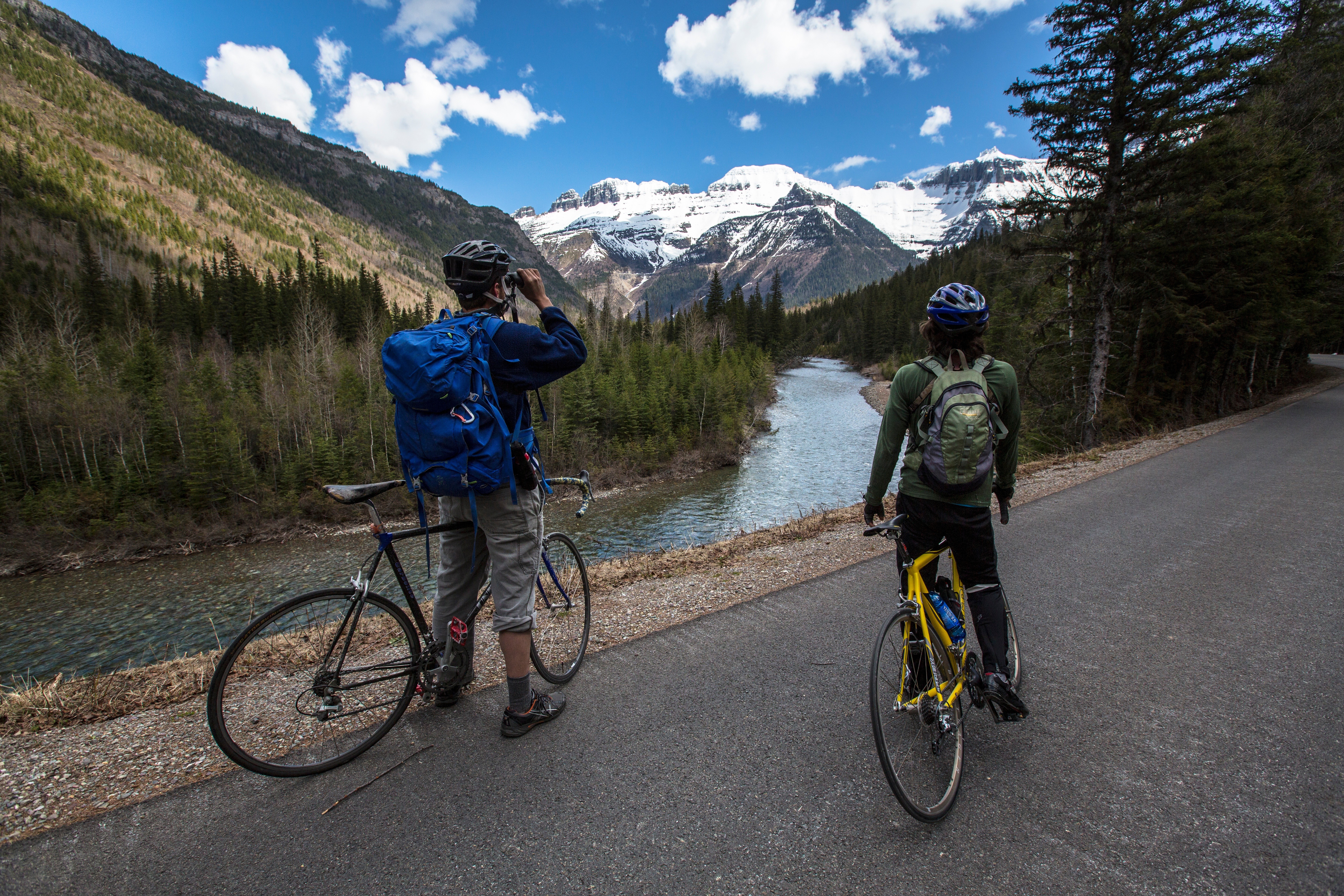 Free download high resolution image - free image free photo free stock image public domain picture -Bikers in Glacier National Park