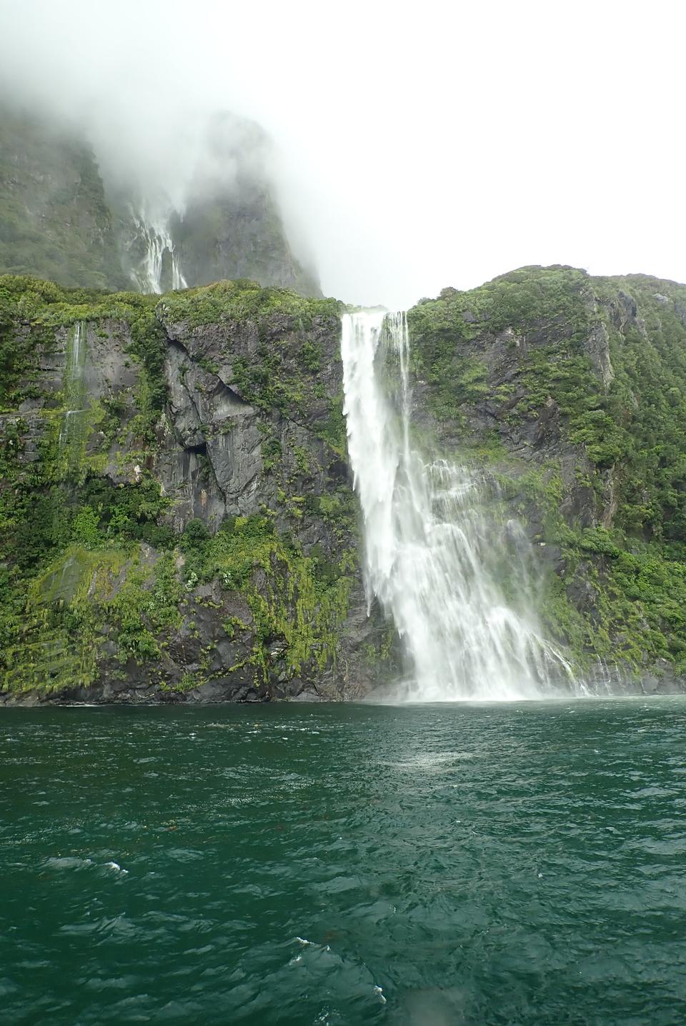 Free download high resolution image - free image free photo free stock image public domain picture  Waterfall in Fiordland National Park - Milford Sound