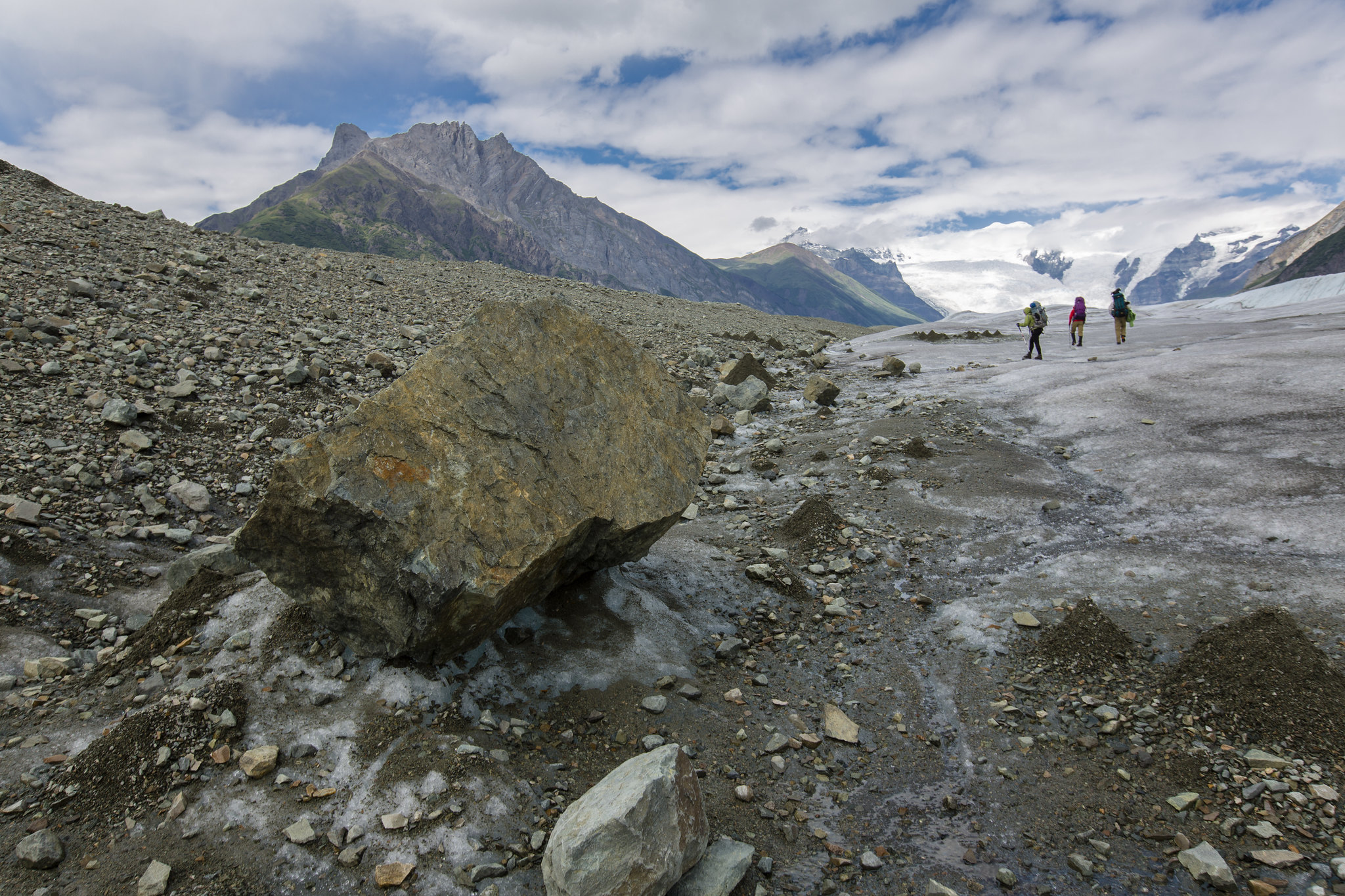 Free download high resolution image - free image free photo free stock image public domain picture -Backpackers Exploring the Root Glacier