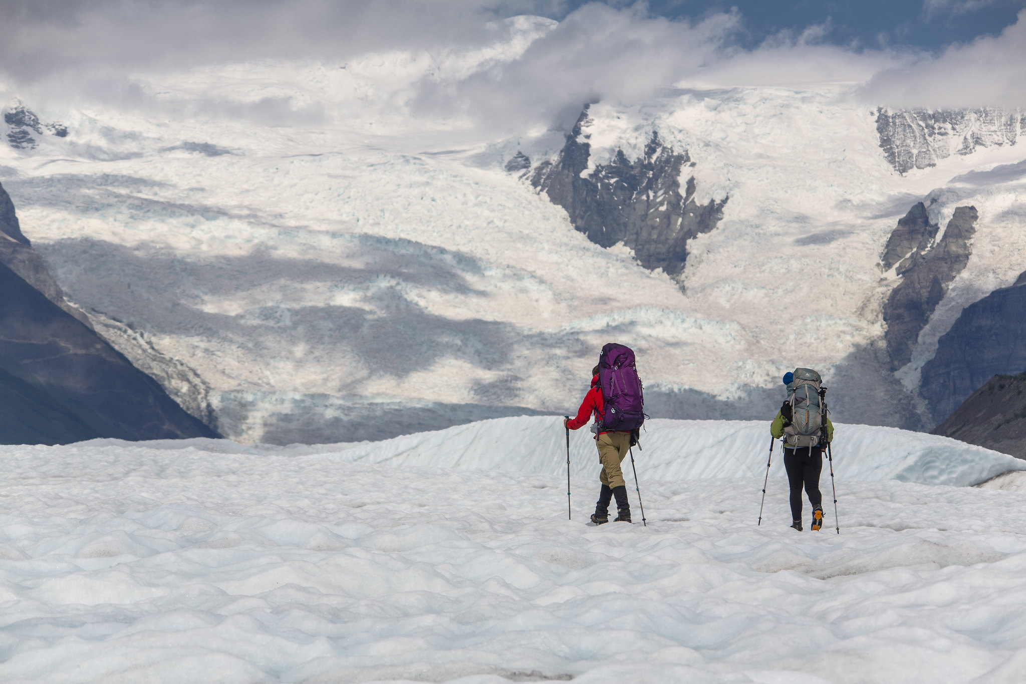 Free download high resolution image - free image free photo free stock image public domain picture -Backpackers Exploring the Root Glacier