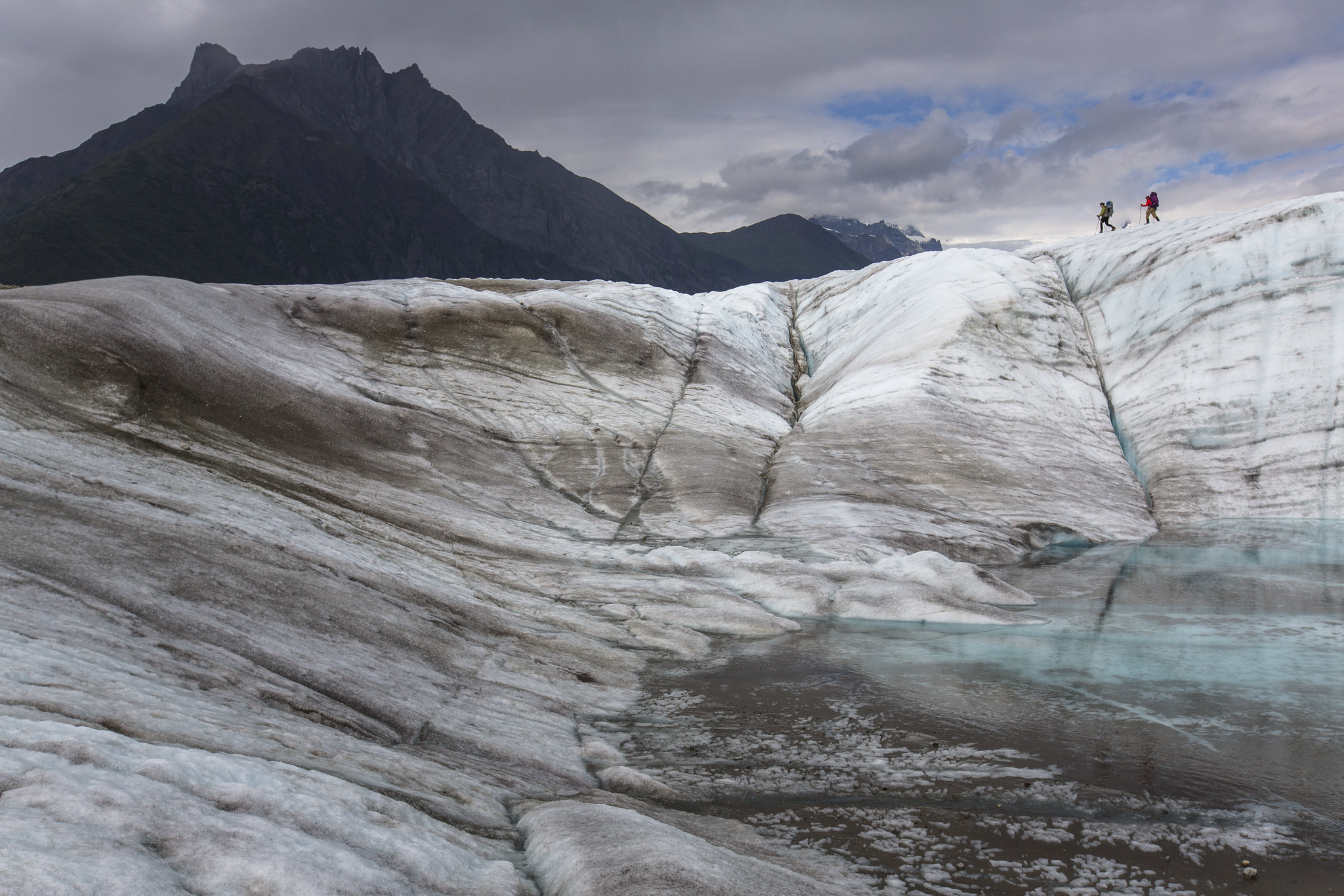 Free download high resolution image - free image free photo free stock image public domain picture -Backpackers Exploring the Root Glacier