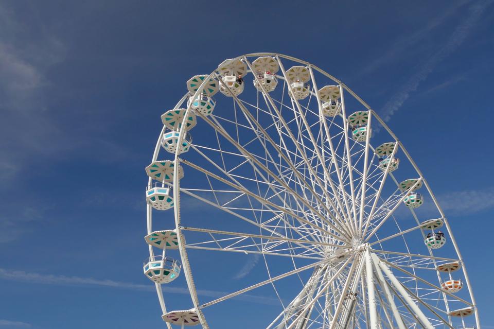 Free download high resolution image - free image free photo free stock image public domain picture  Ferris Wheel Over Blue Sky