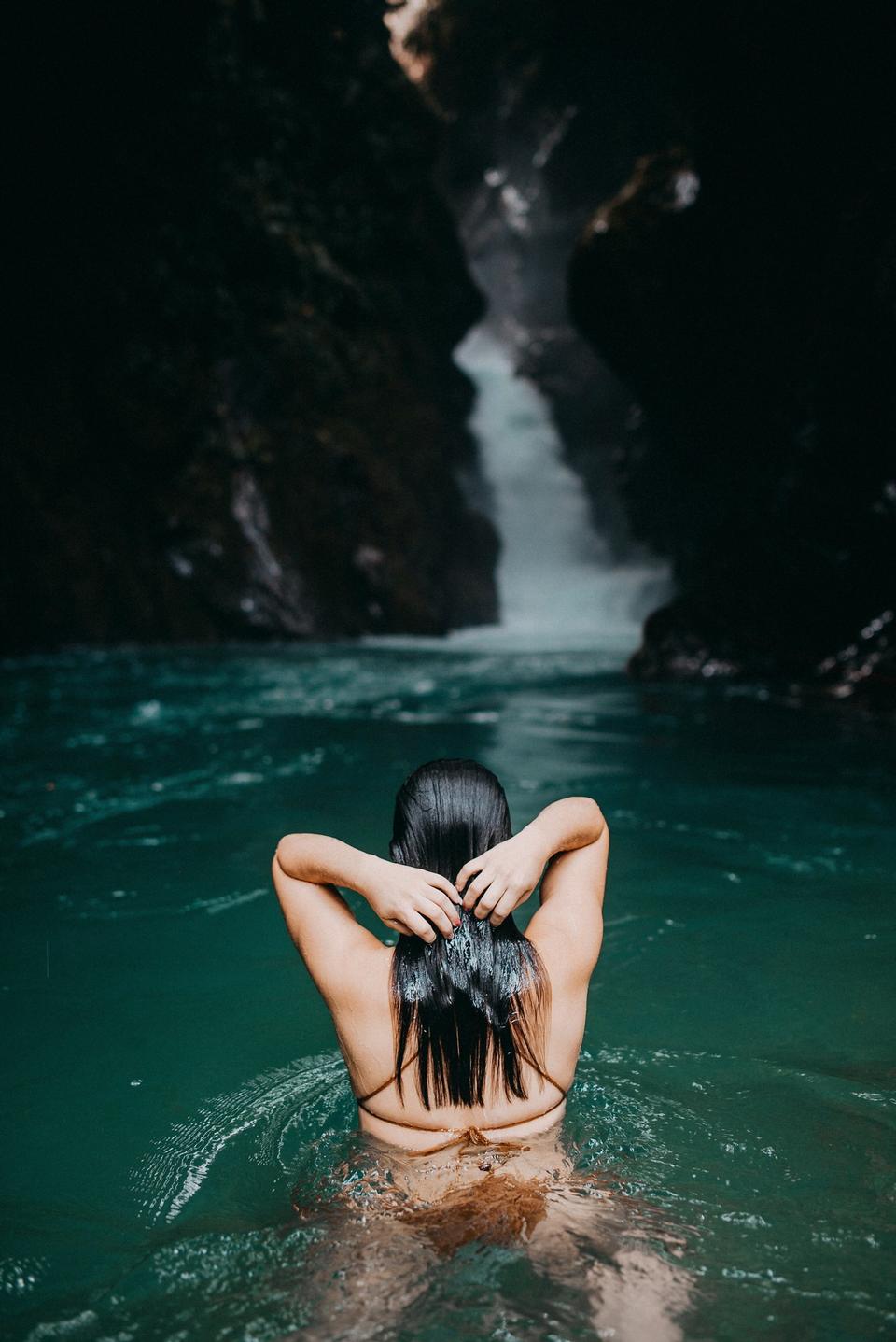 Free download high resolution image - free image free photo free stock image public domain picture  A girl swims in a natural pool