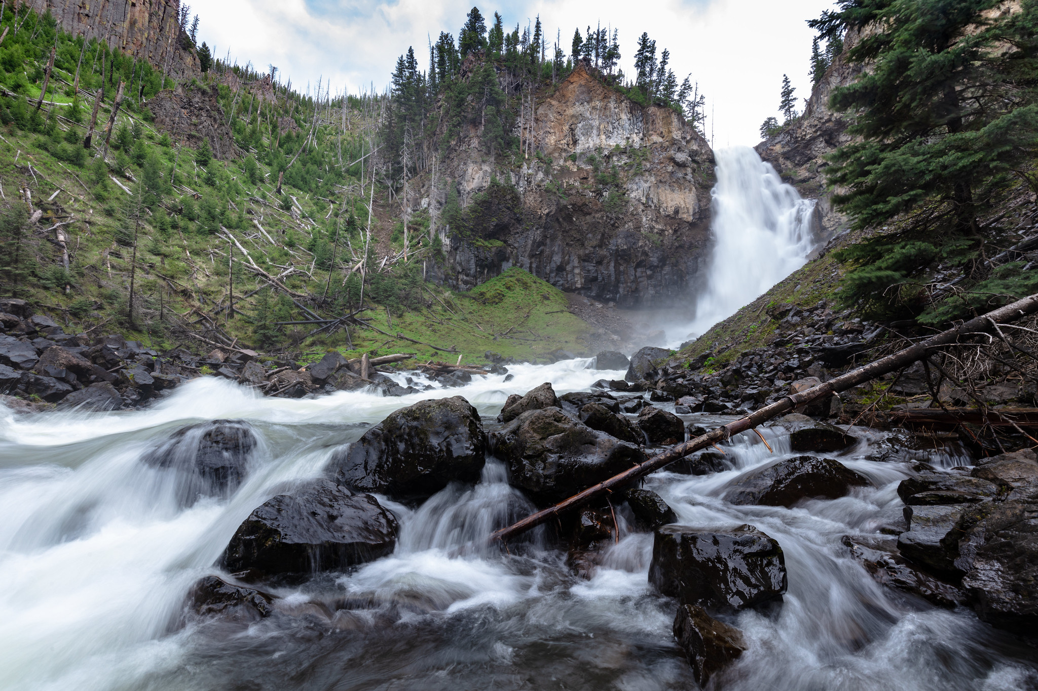 Free download high resolution image - free image free photo free stock image public domain picture -Osprey Falls in  Yellowstone National Park