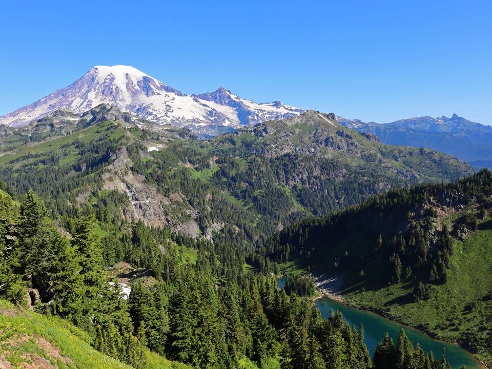 Free download high resolution image - free image free photo free stock image public domain picture  Mount Rainier and Tatoosh Lakes at Tatoosh Wilderness